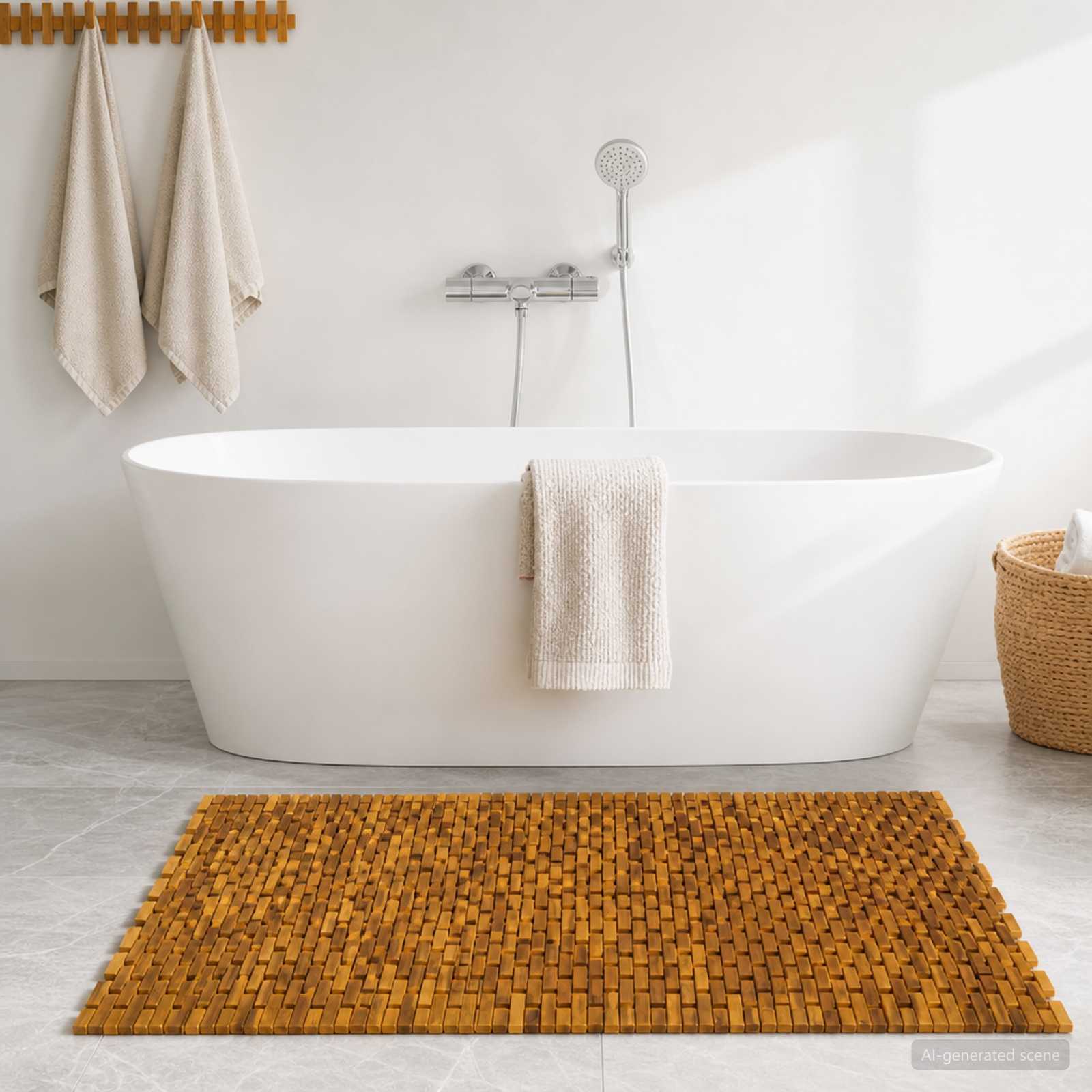 Tappetini da bagno Naturale 105 x 160 cm