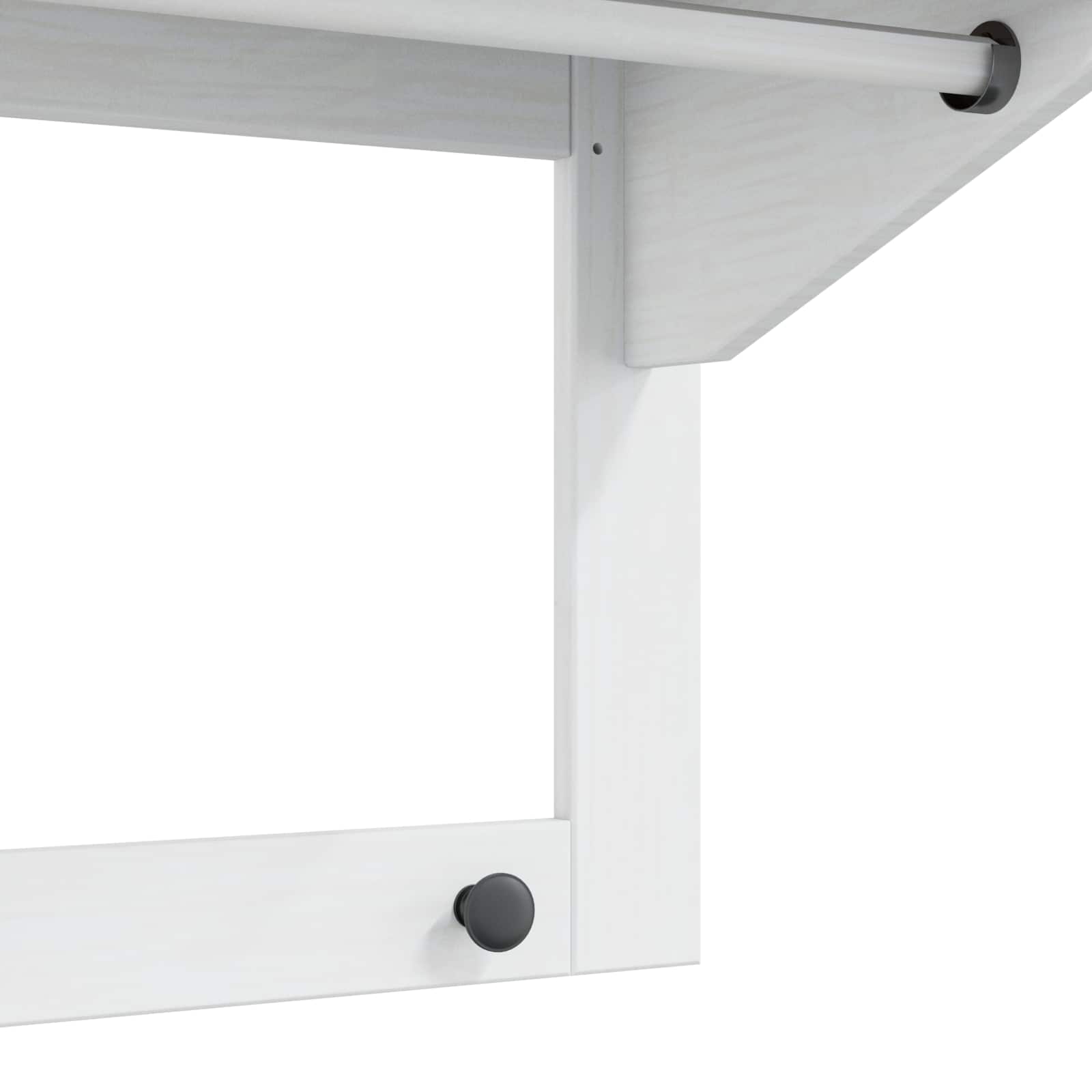 Appendiabiti HILL Bianco e marrone miele 90 x 35 x 41,5 cm