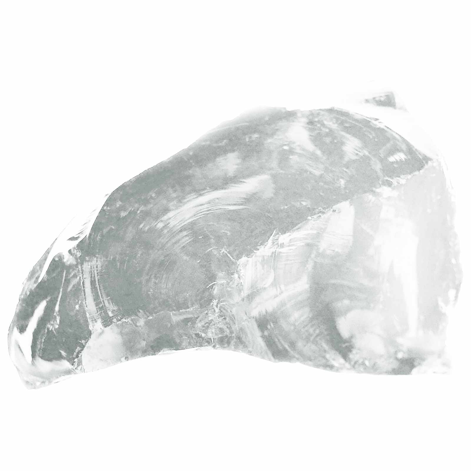 Sassi da Giardino Bianco 12 cm Vetro