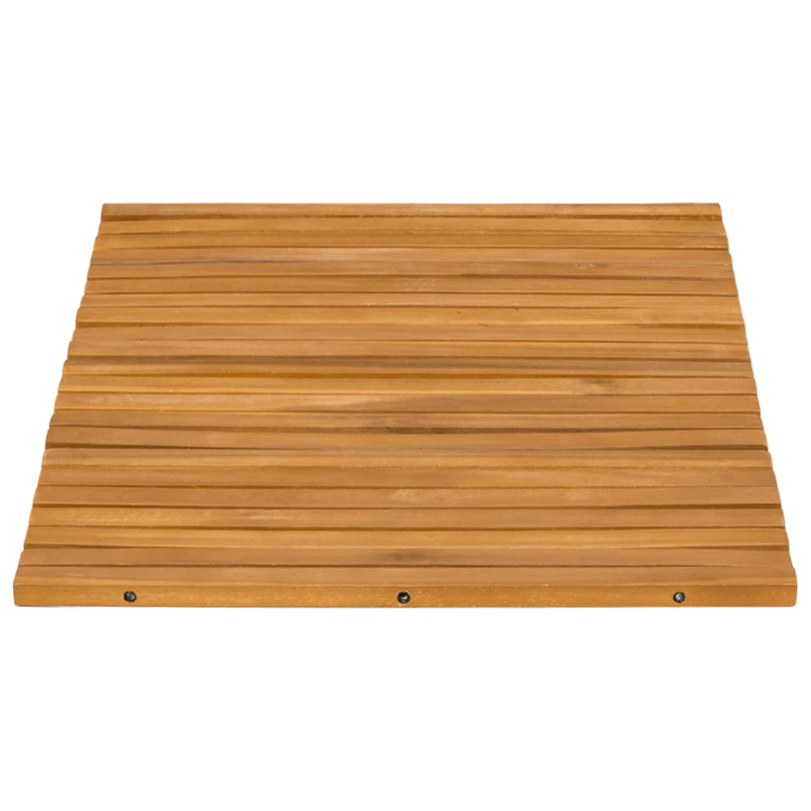 Tappeto da bagno Naturale 60 x 40 cm Legno di Acacia Massello