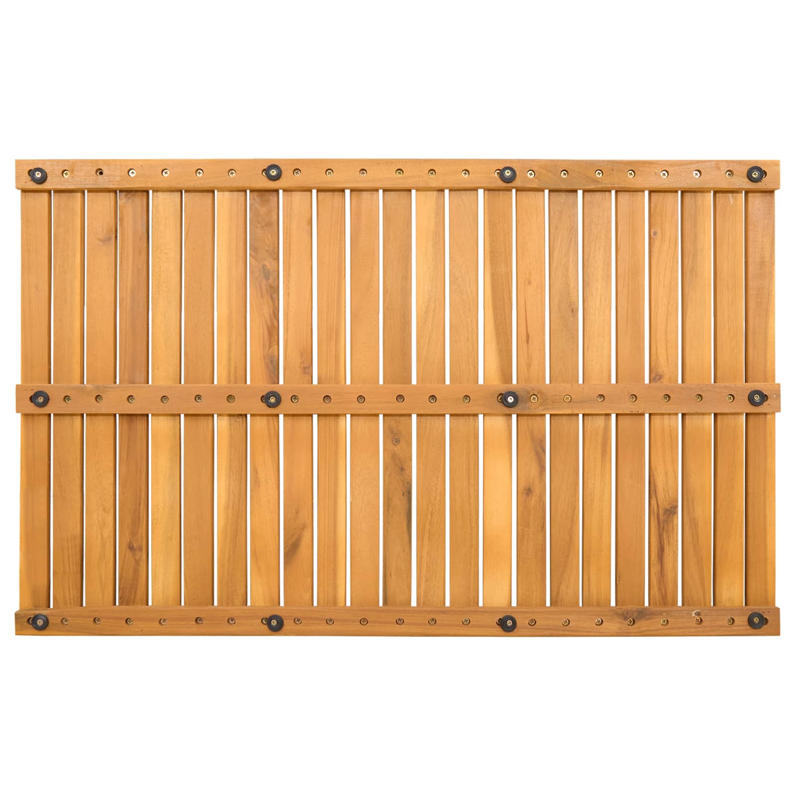 Tappeto da bagno Naturale 80 x 50 cm Legno di Acacia Massello