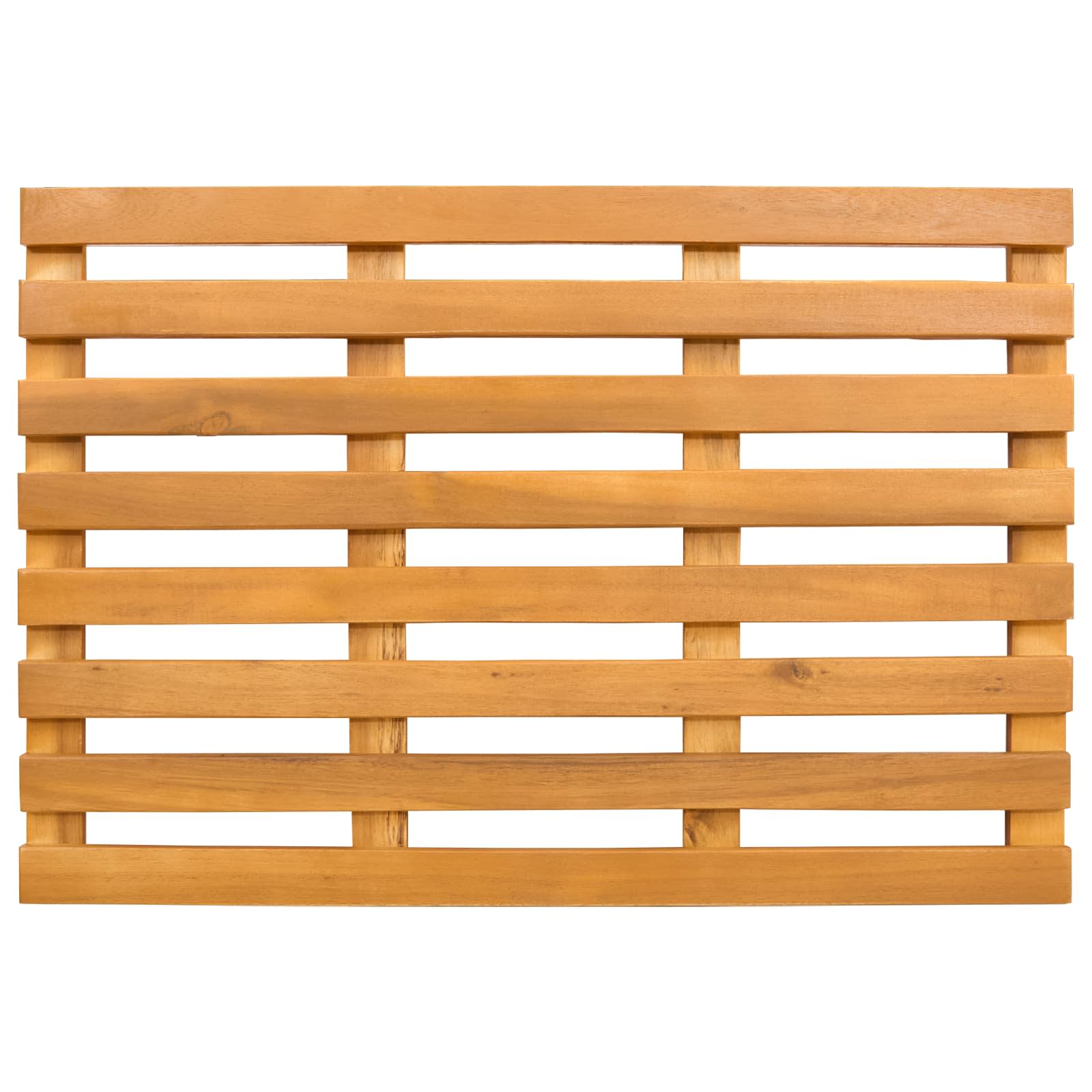 Tappeto da bagno 2 pz Naturale 56 x 37 cm