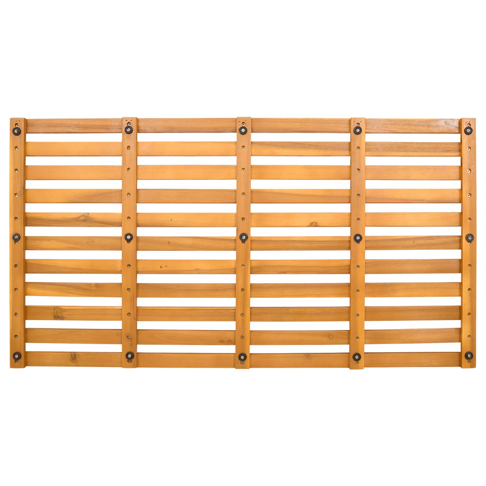 Tappeto da bagno Naturale 100 x 53 cm Legno di Acacia Massello