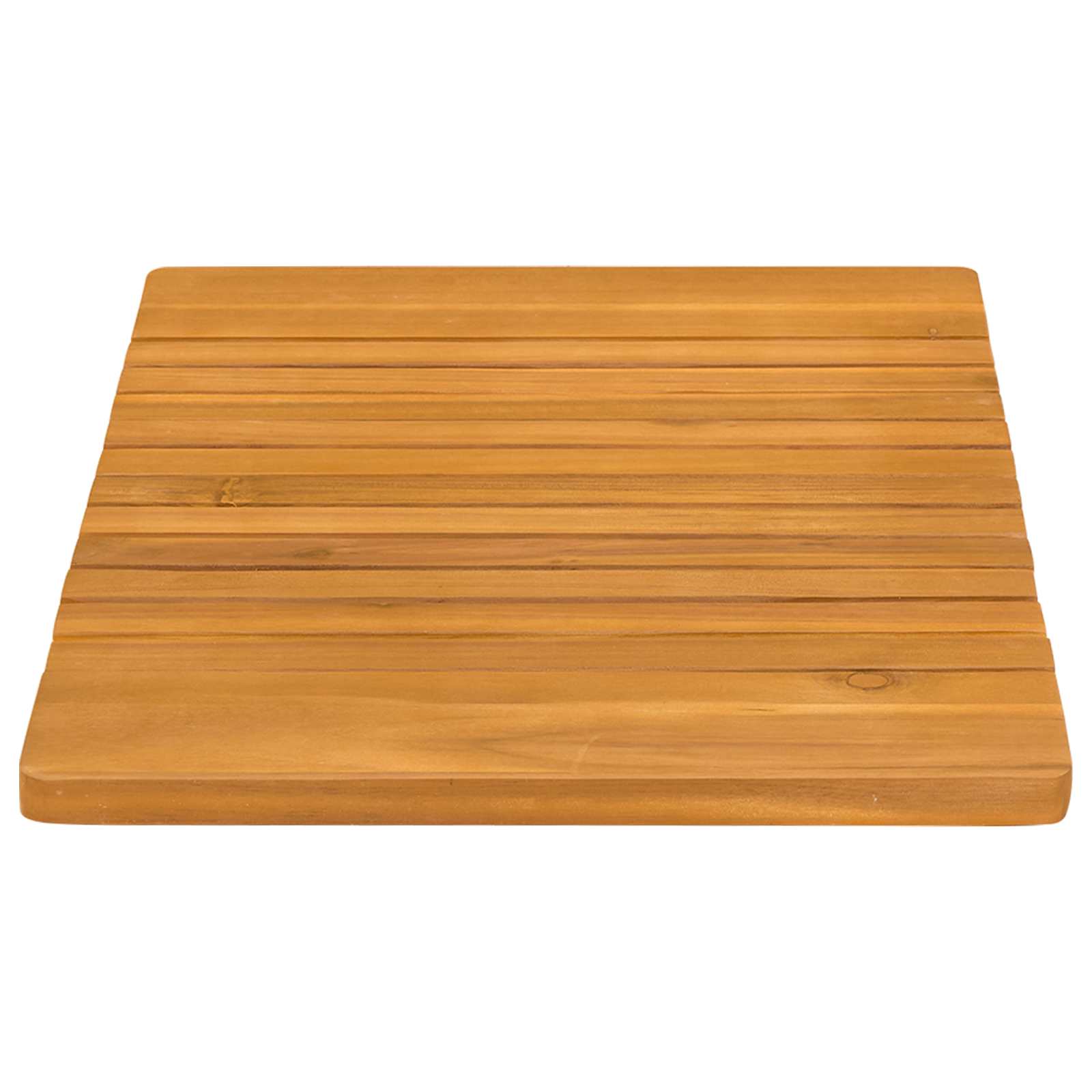 Tappeto da bagno Naturale 59 x 40 cm Legno di Acacia Massello