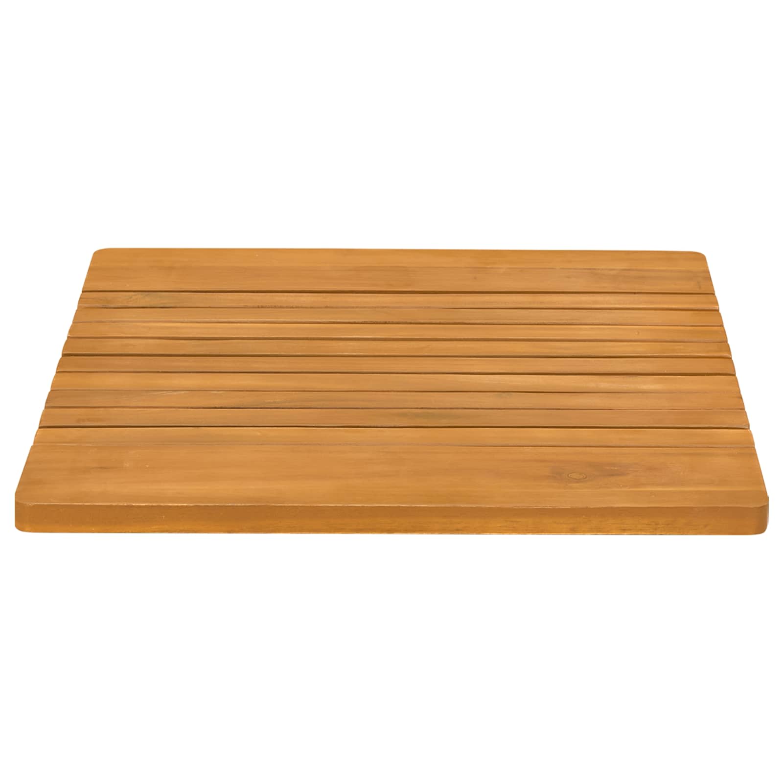 Tappeto da bagno Naturale 50 x 52 cm Legno di Acacia Massello