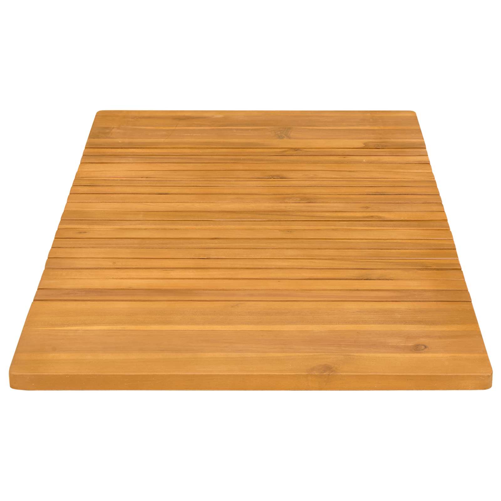 Tappeto da bagno Naturale 100 x 55 cm Legno di Acacia Massello