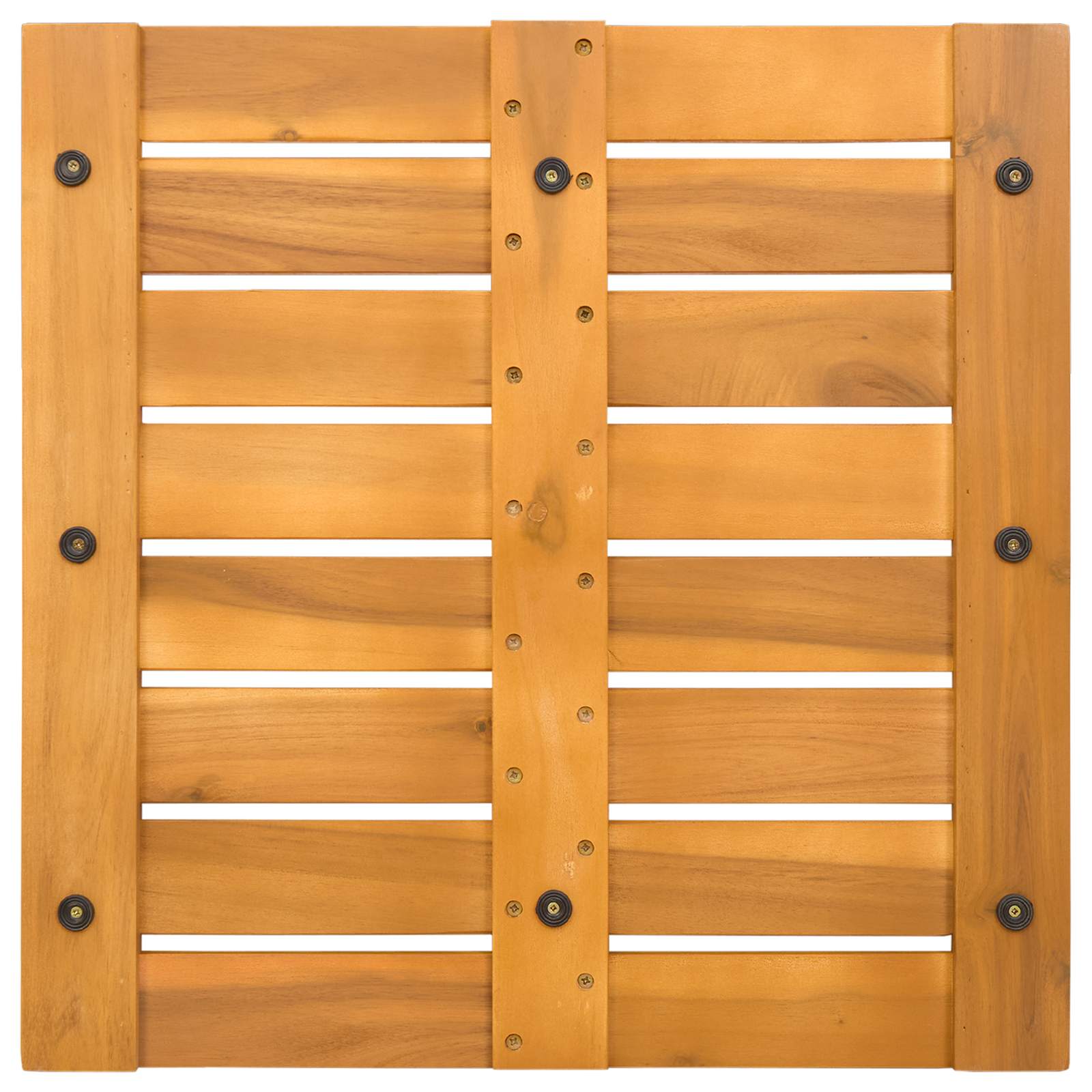 Tappeto da bagno 2 pz Naturale 50 x 50 cm