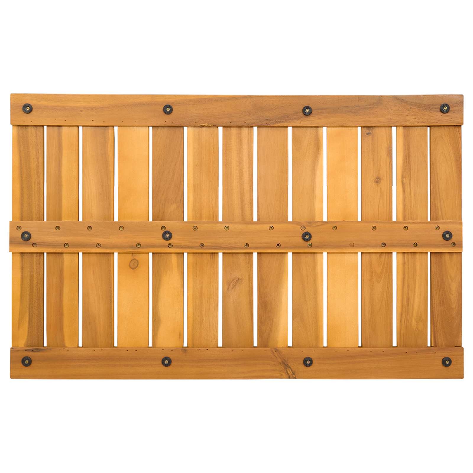 Tappeto da bagno Naturale 80 x 50 cm Legno di Acacia Massello
