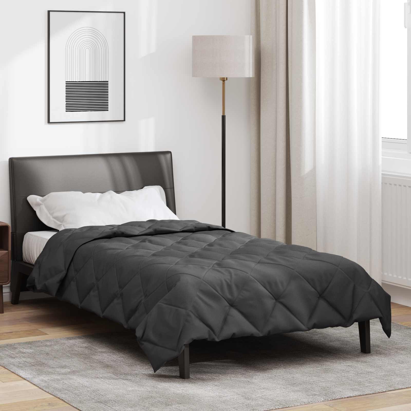 Piumone Estivo 200 x 140 cm Estate 200 gsm Antracite