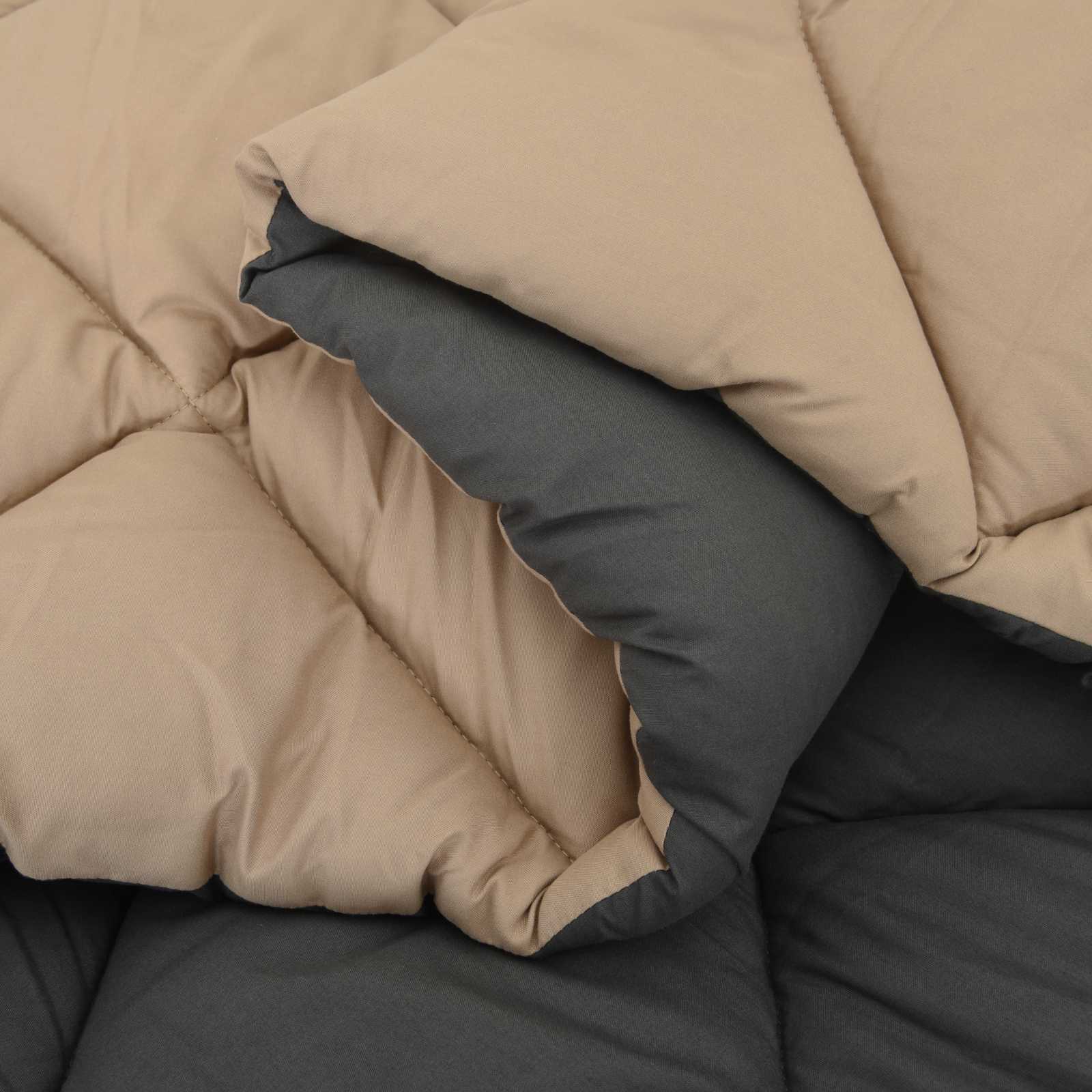 Piumone Estivo 220 x 140 cm Estate 200 gsm Antracite e Talpa