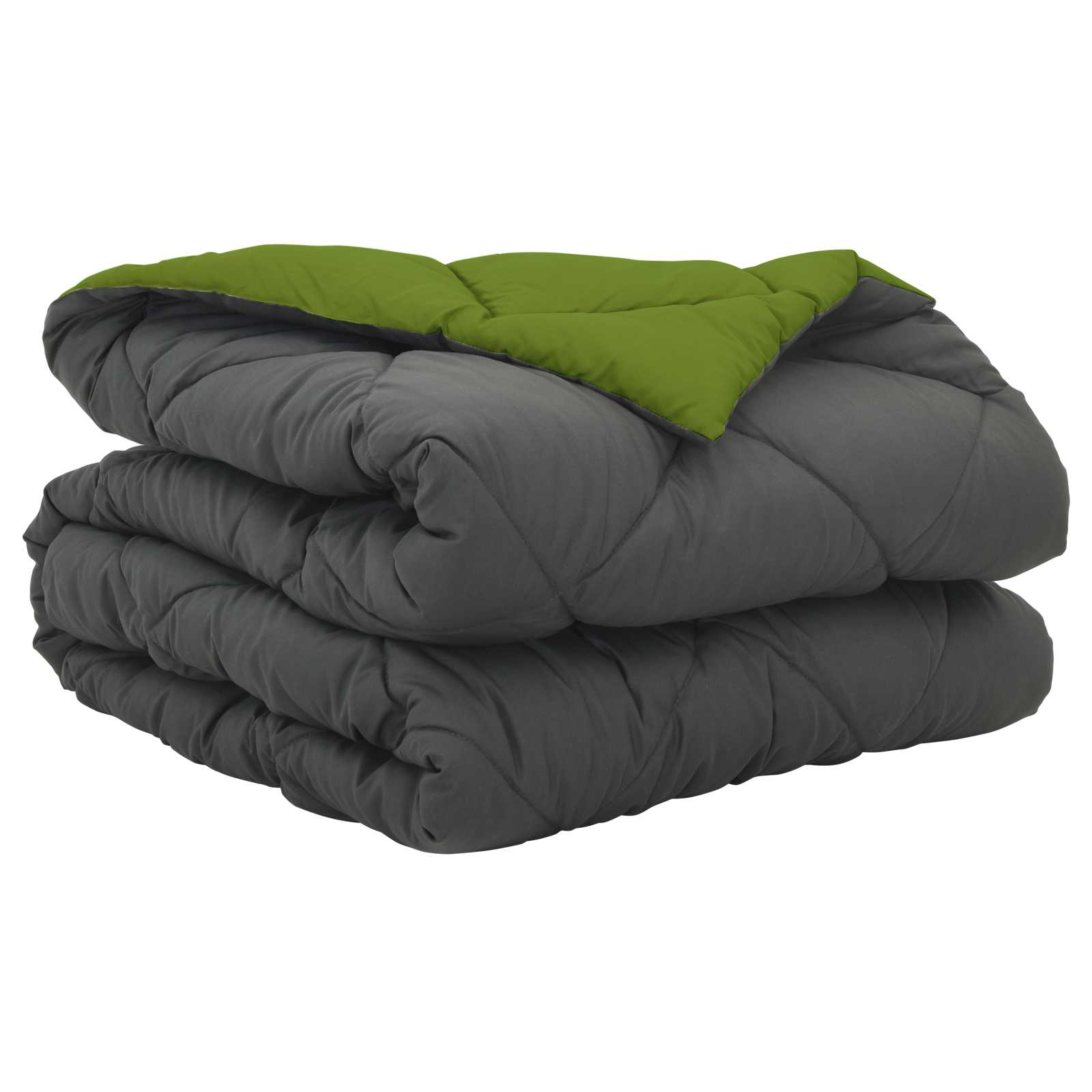 Piumone Estivo 220 x 135 cm Estate 200 gsm Verde e Antracite