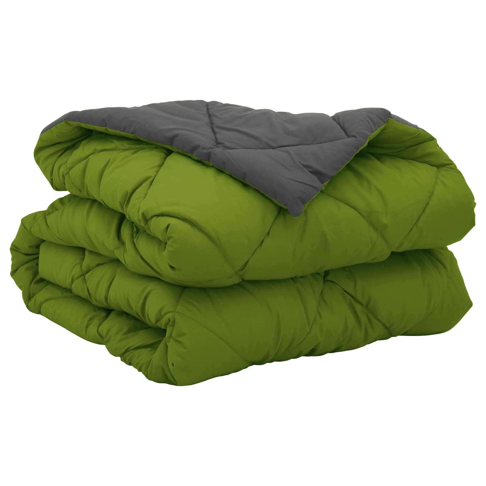 Piumone Estivo 220 x 135 cm Estate 200 gsm Verde e Antracite