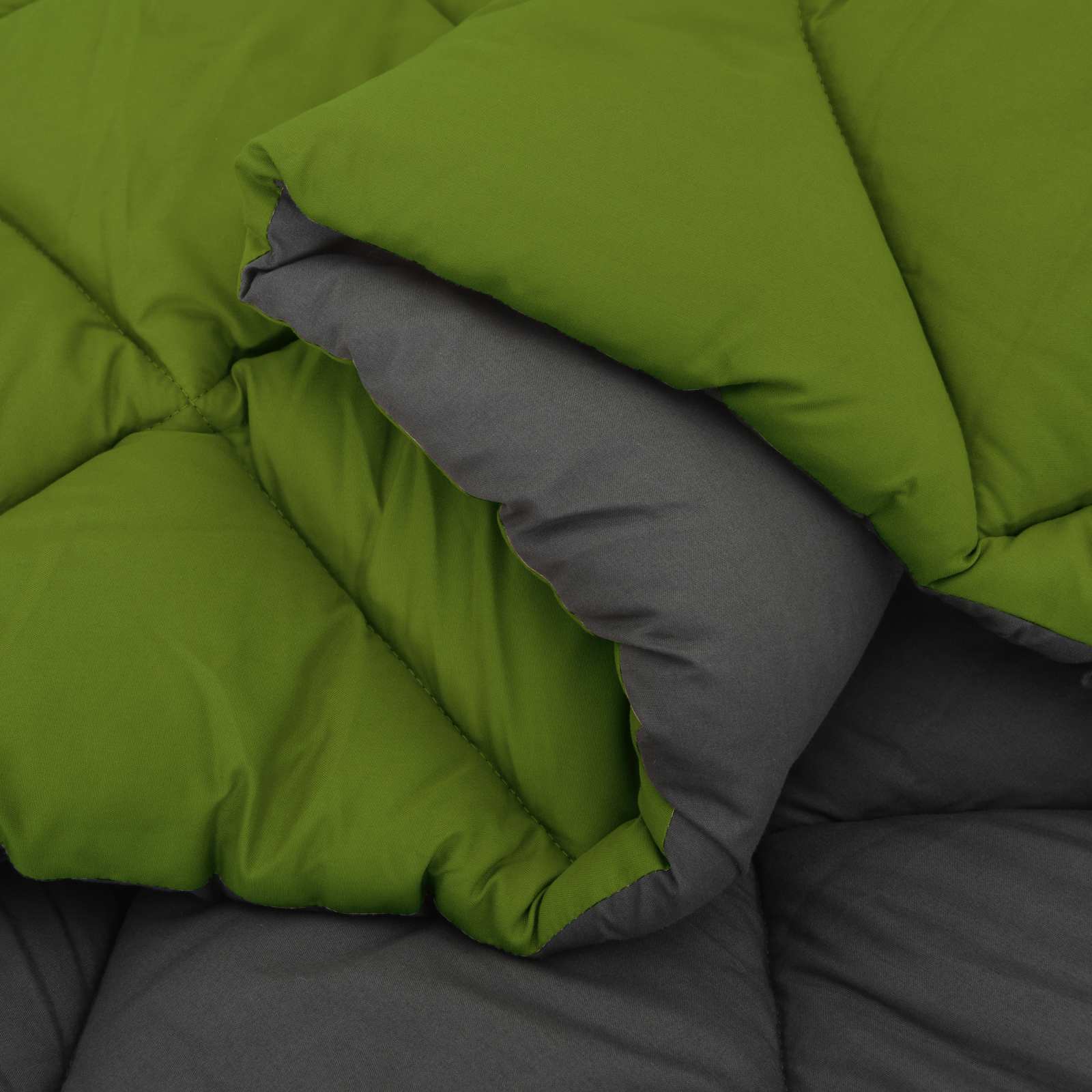 Piumone Estivo 220 x 200 cm Estate 200 gsm Verde e Antracite