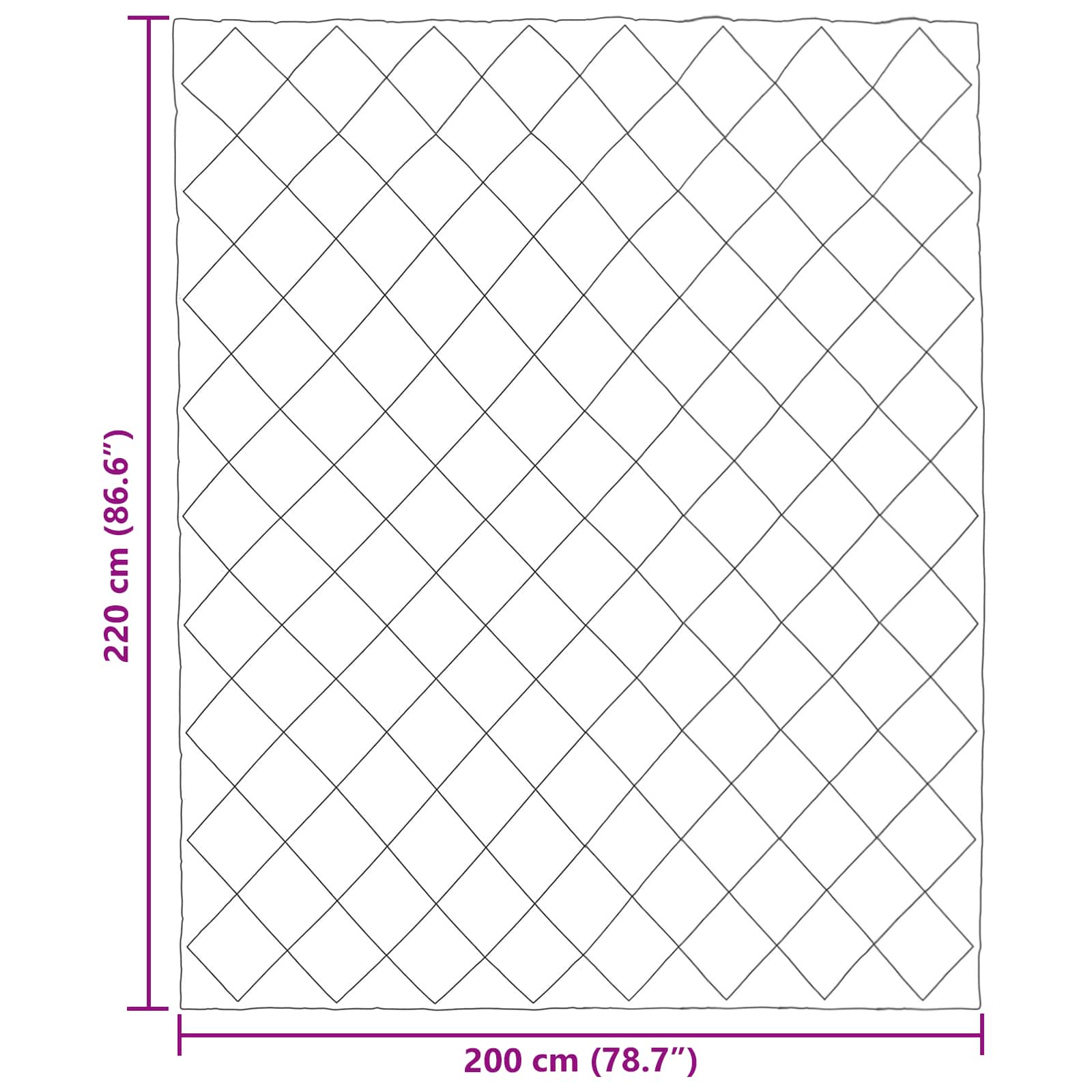 Piumone Estivo 220 x 200 cm Estate 200 gsm Talpa