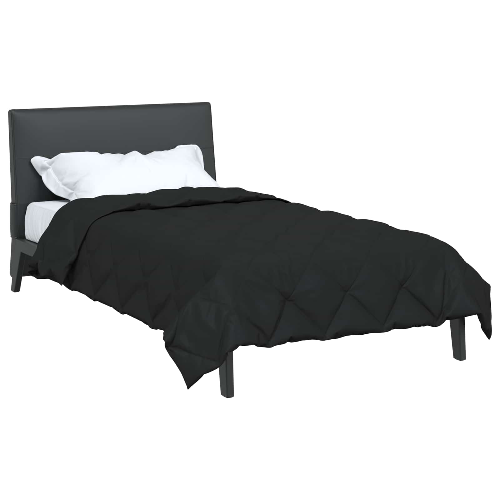 Piumone Estivo 200 x 140 cm Estate 200 gsm Nero