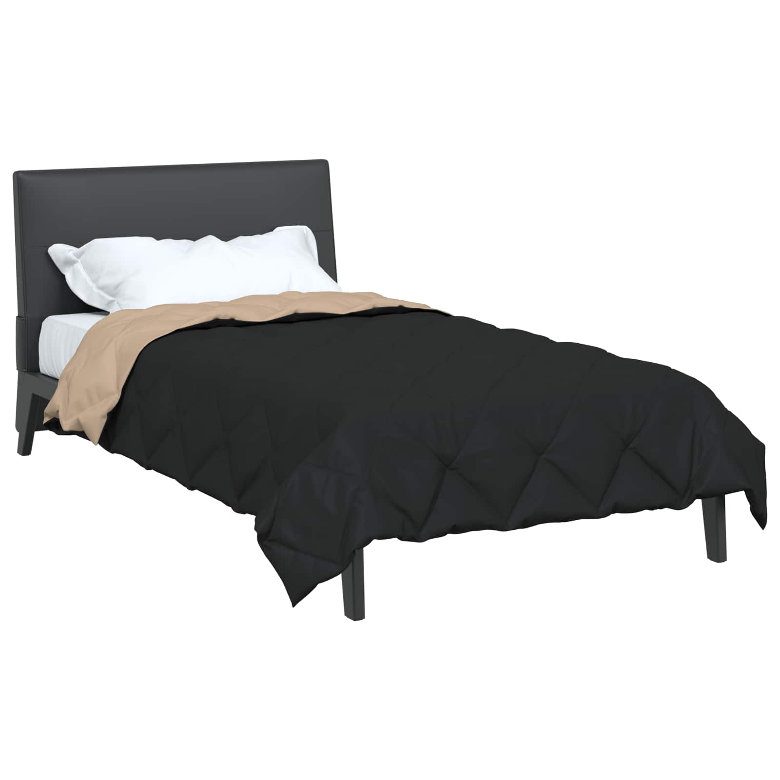 Piumone Estivo 200 x 135 cm Estate 200 gsm Nero e Talpa