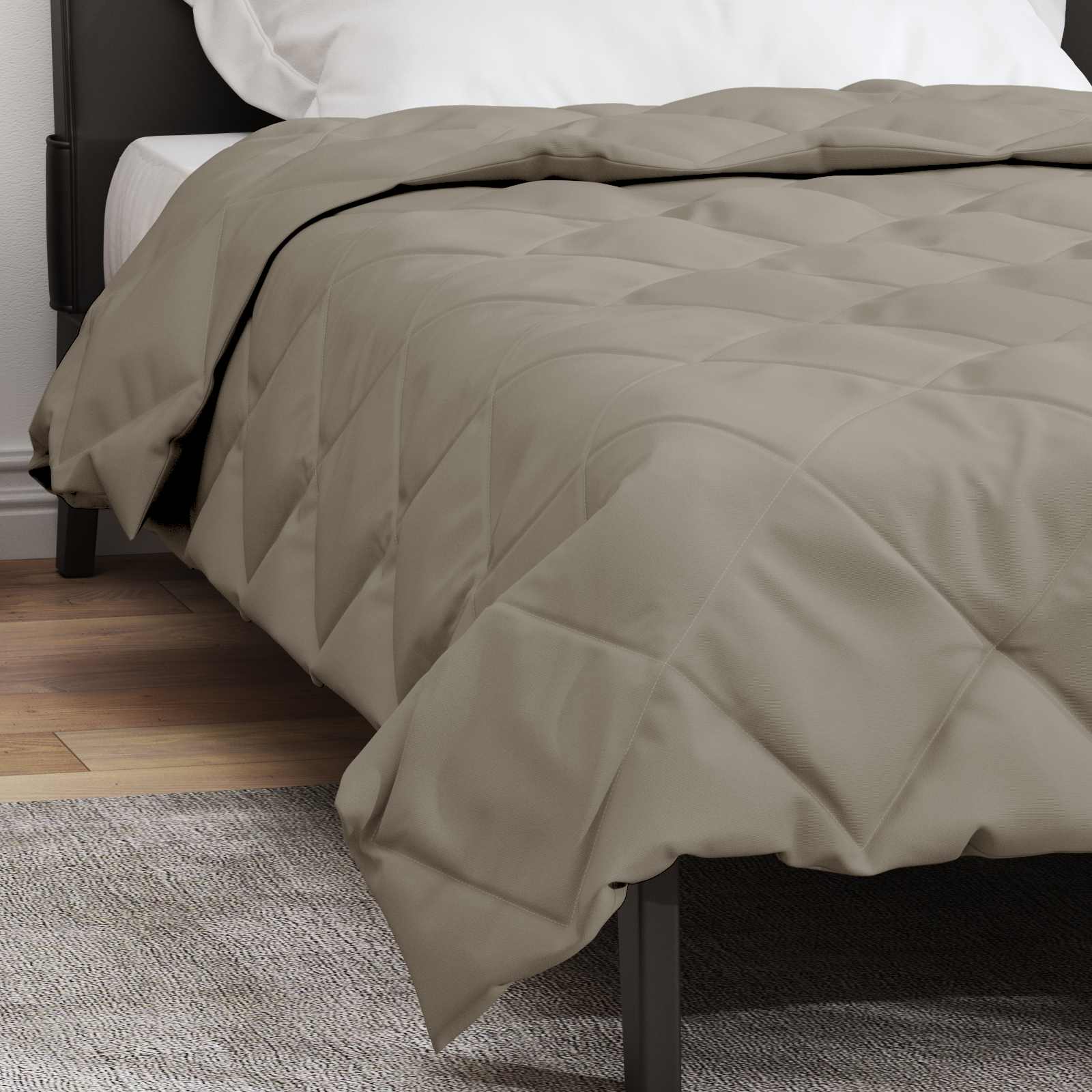 Piumone Estivo 220 x 135 cm Estate 200 gsm Grigio chiaro