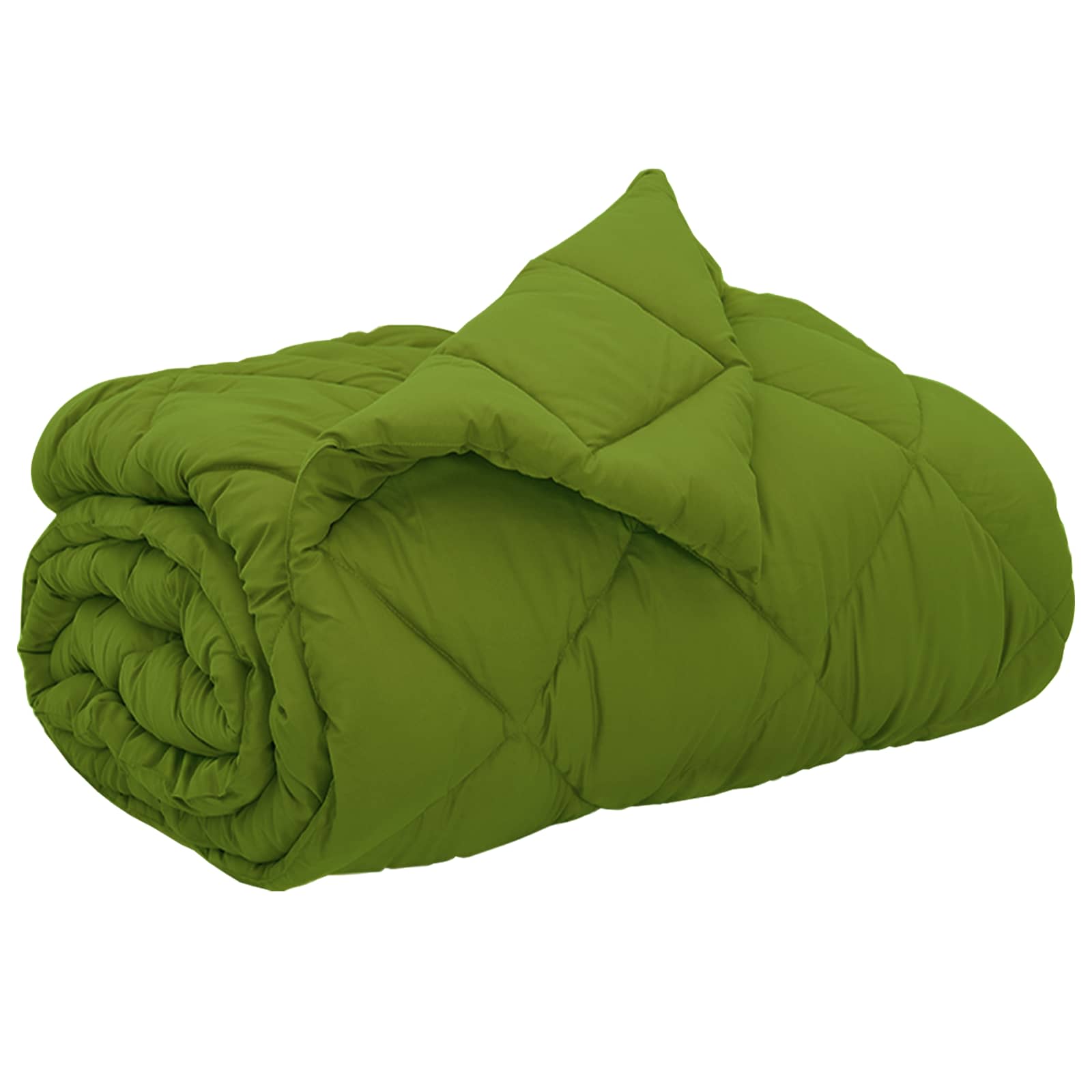 Piumone Completo Annuale Verde 220 x 260 cm Microfibra