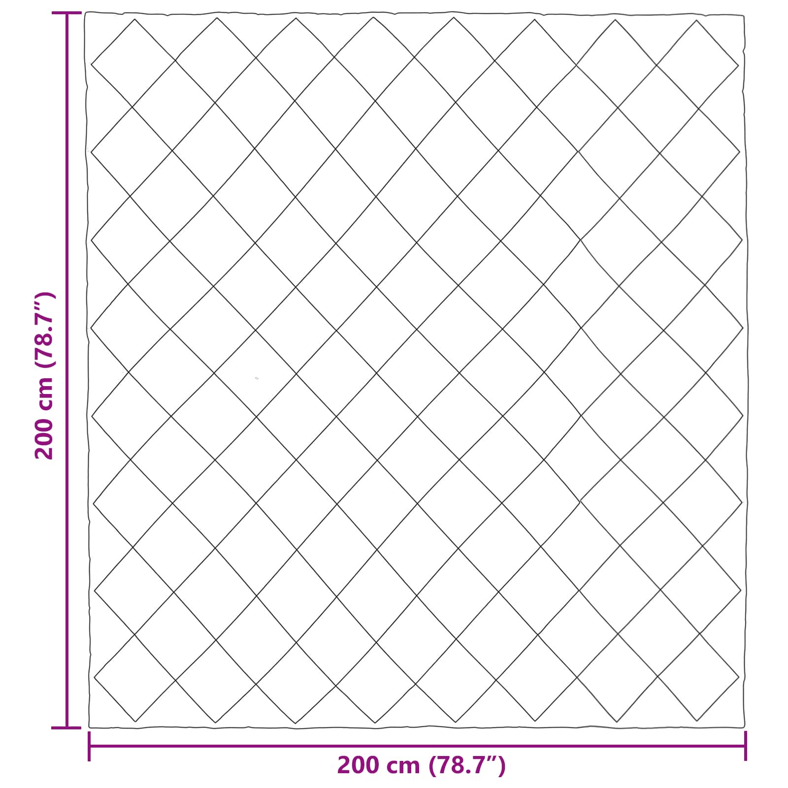 Piumone Completo Annuale Nero 200 x 200 cm Microfibra