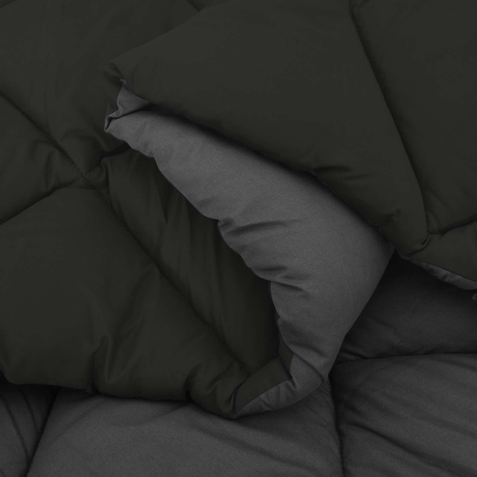 Piumone Completo Annuale Nero e antracite 155 x 200 cm
