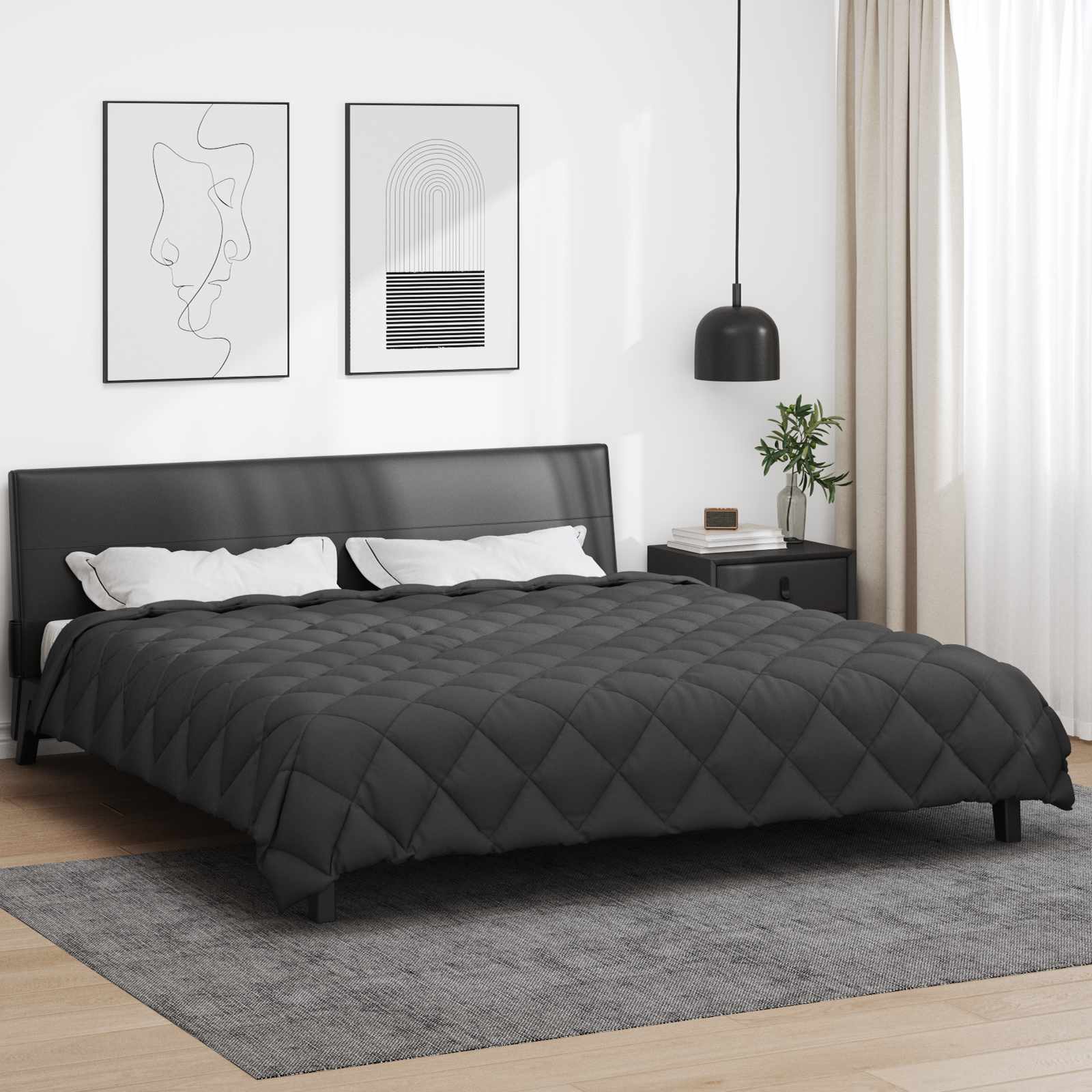 Piumone Invernale 200 x 220 cm 450 gsm Antracite