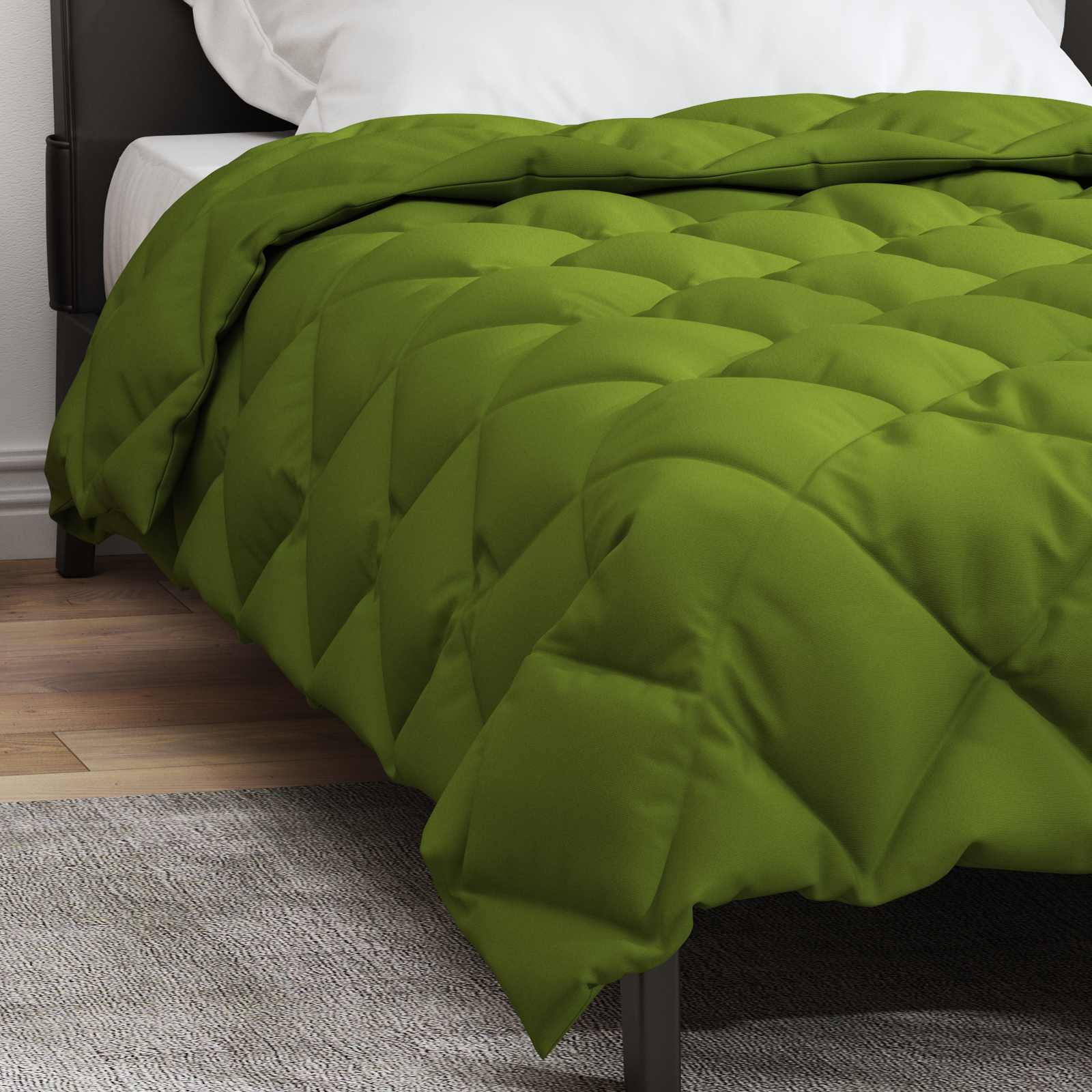 Piumone Invernale 155 x 220 cm 450 gsm Verde