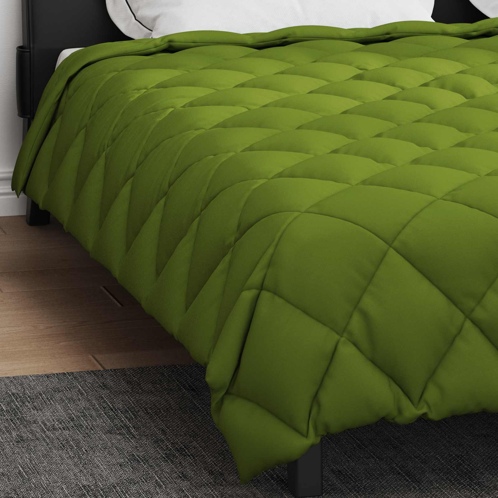 Piumone Invernale 200 x 200 cm 450 gsm Verde