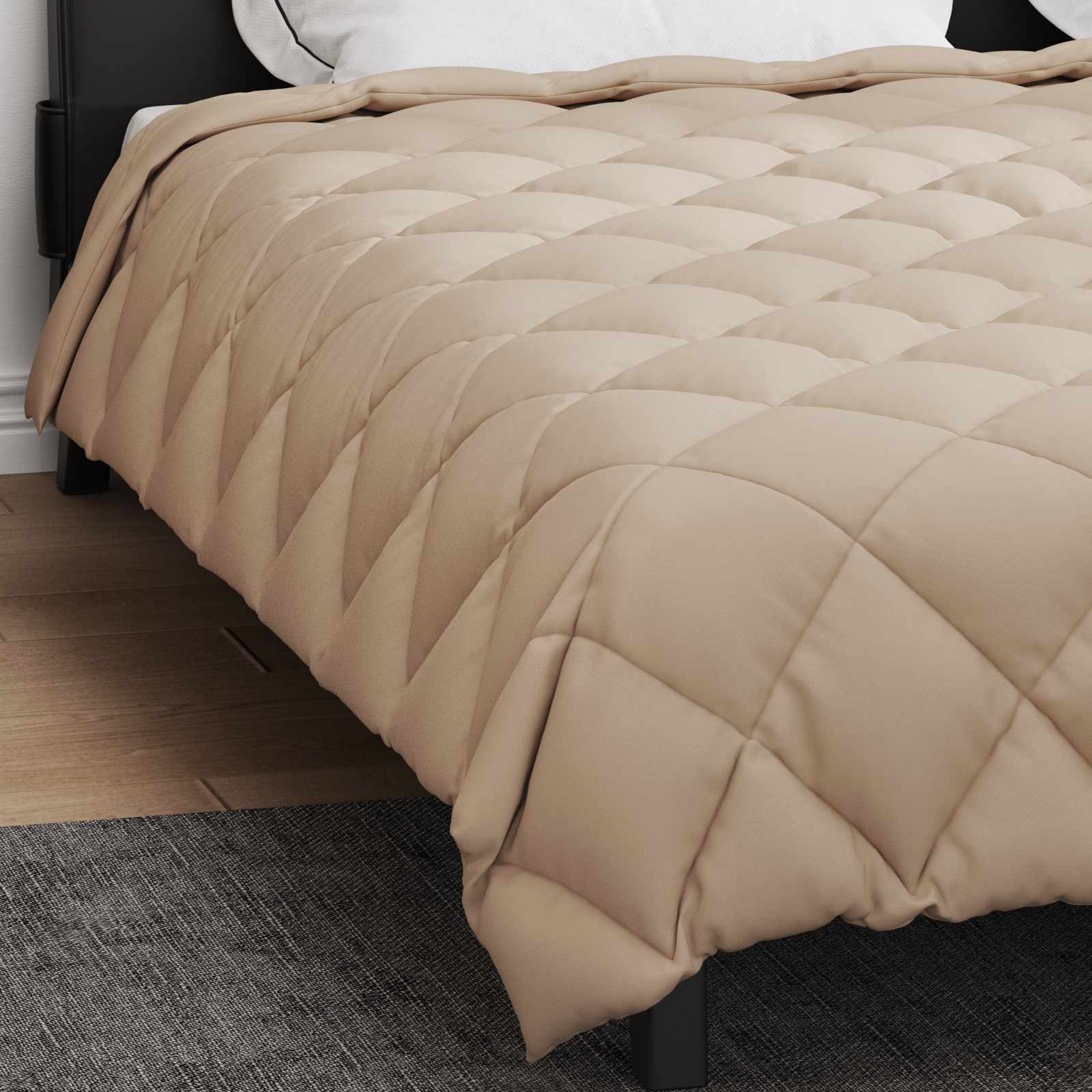 Piumone Invernale 200 x 220 cm 450 gsm Tortora
