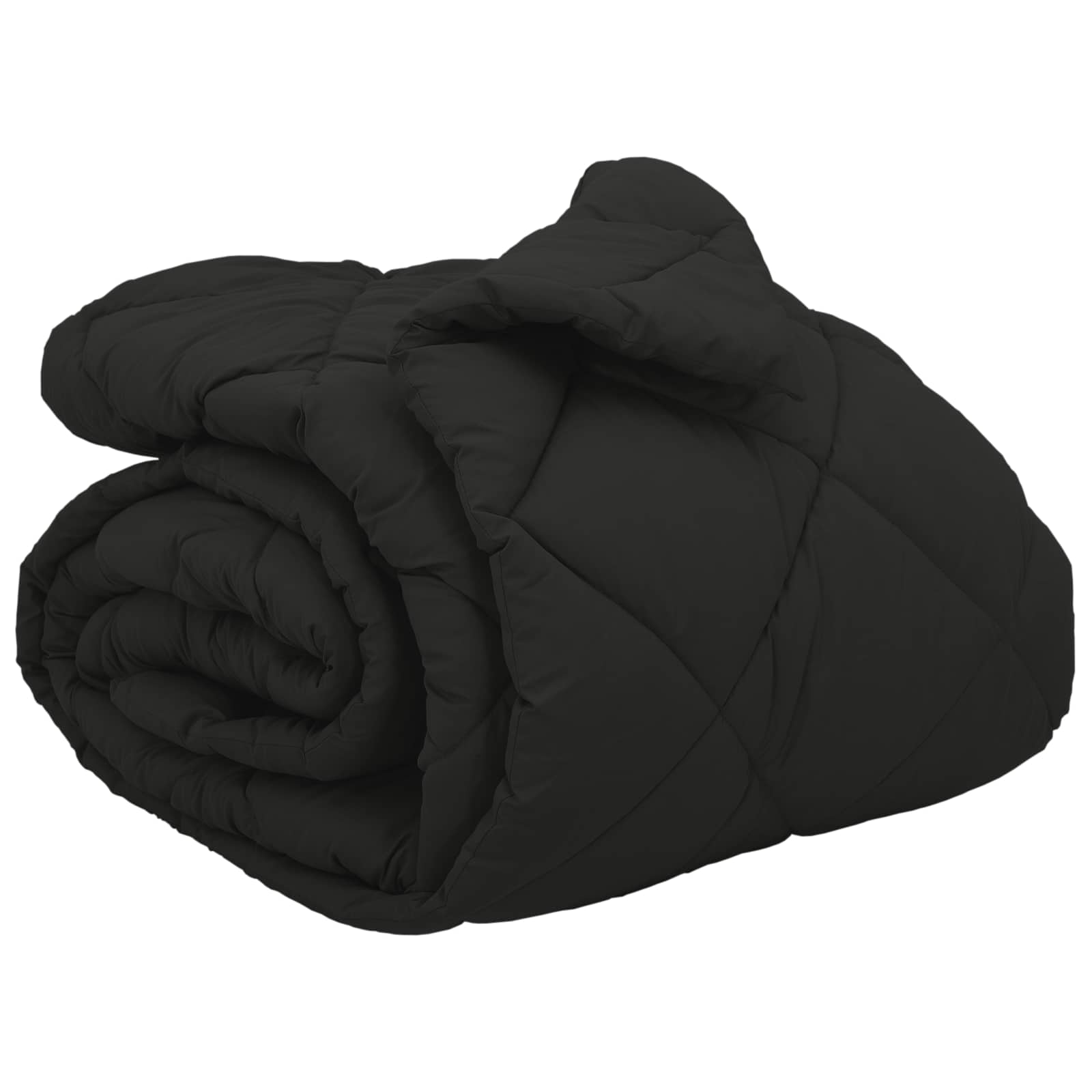 Piumone Invernale 200 x 200 cm 450 gsm Nero