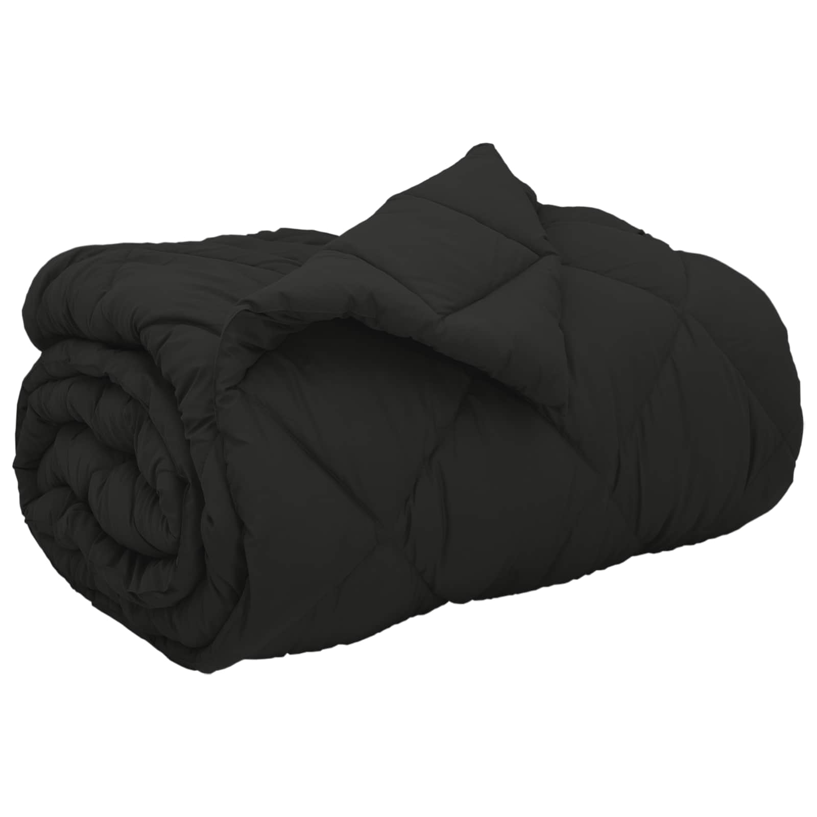 Piumone Invernale 135 x 220 cm 450 gsm Nero