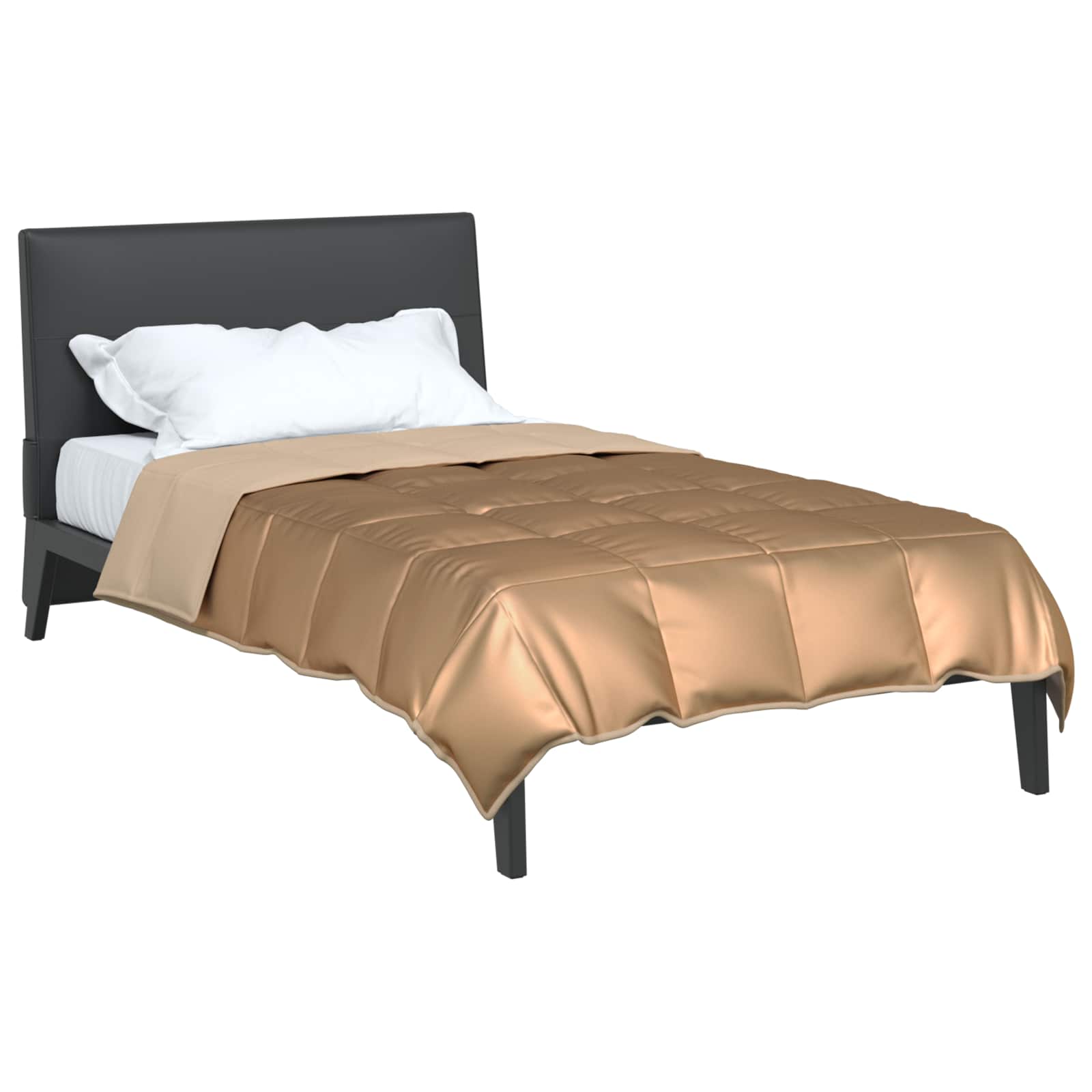 Piumone Estivo Oro 155 x 220 cm Satin e Micropile