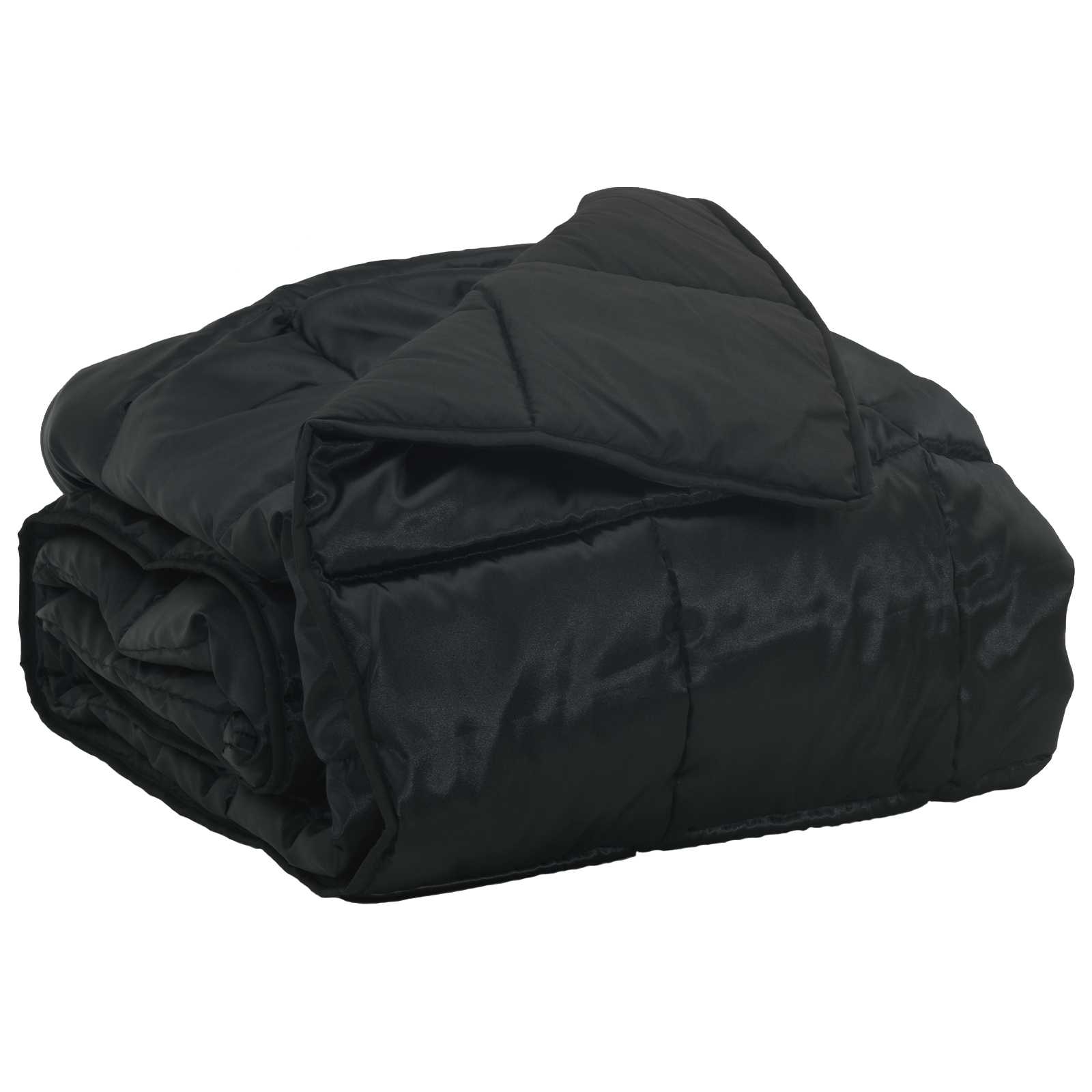Piumone Estivo Nero 200 x 200 cm Satin e Micropile