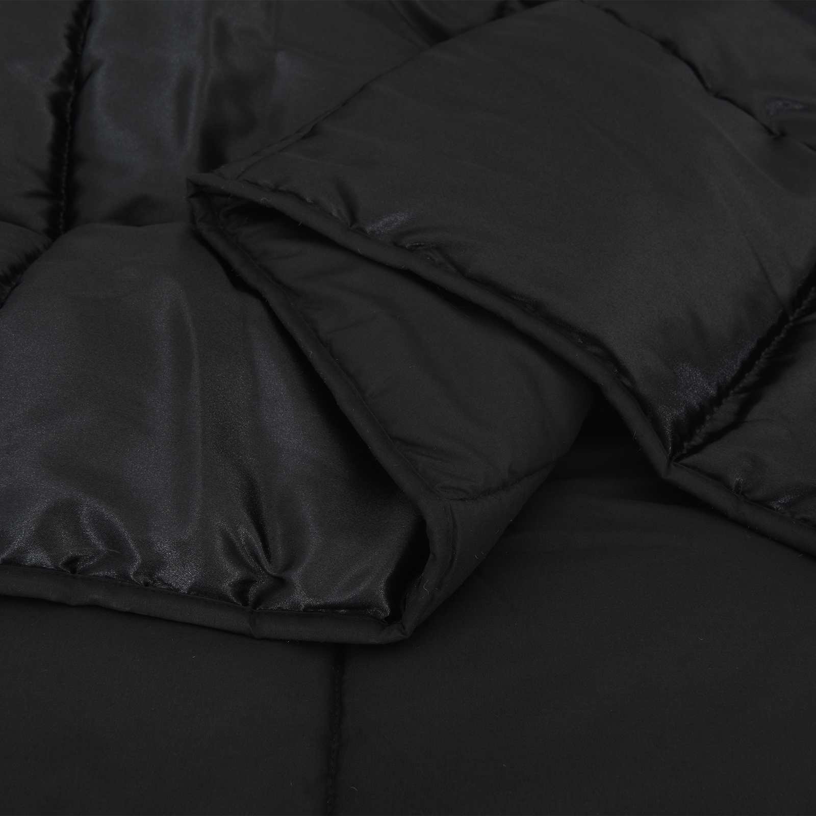 Piumone Estivo Nero 155 x 220 cm Satin e Micropile