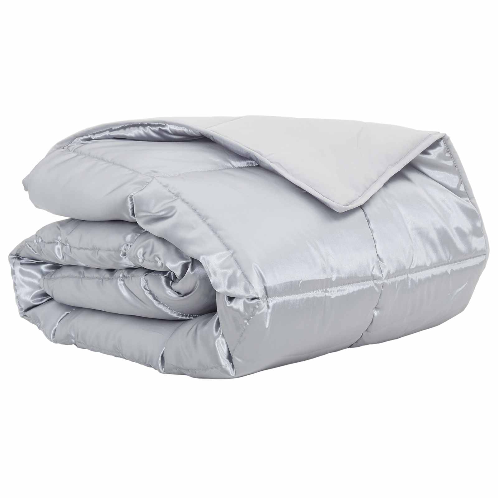 Piumone Estivo Argento 200 x 200 cm Satin e Micropile