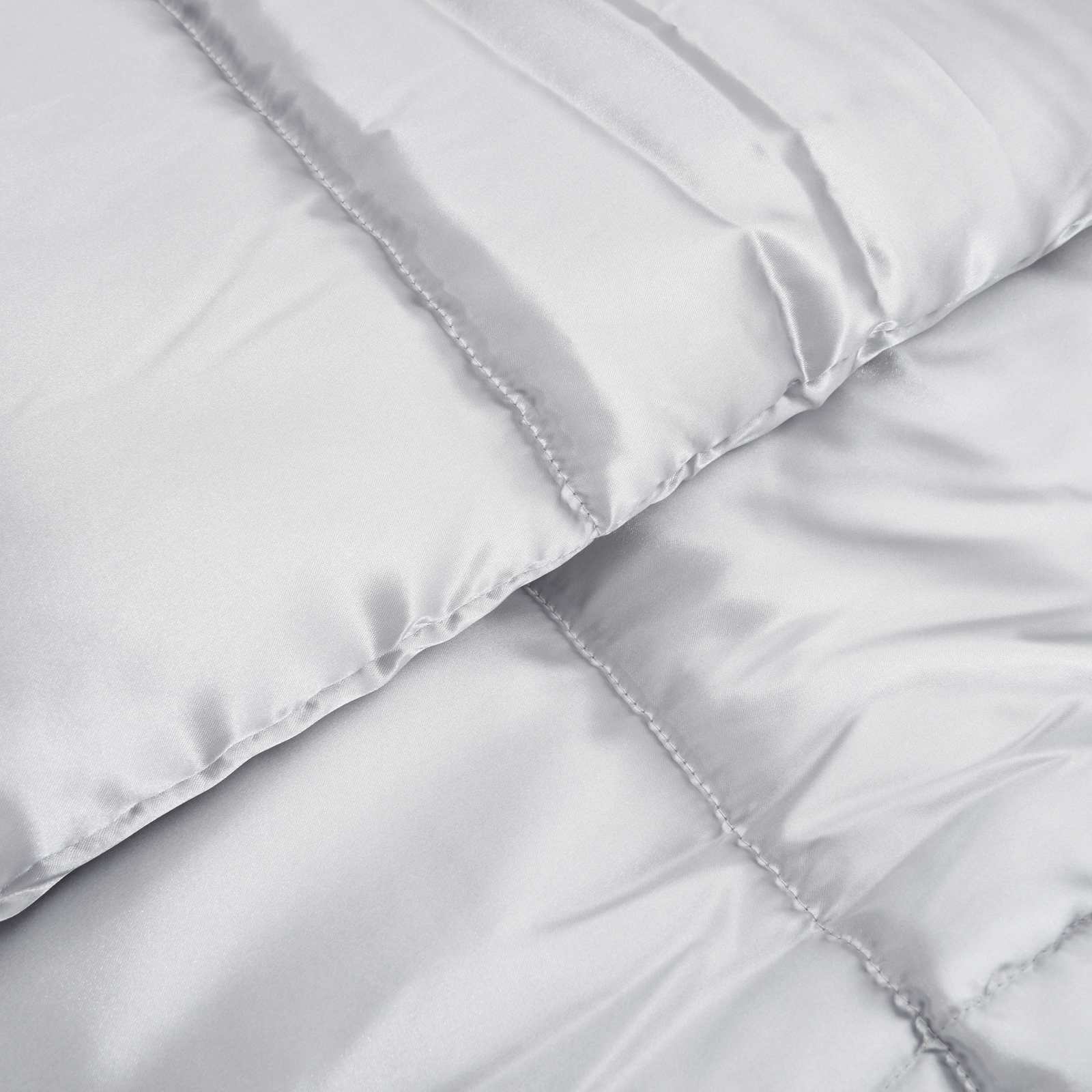 Piumone Estivo Argento 140 x 220 cm Satin e Micropile