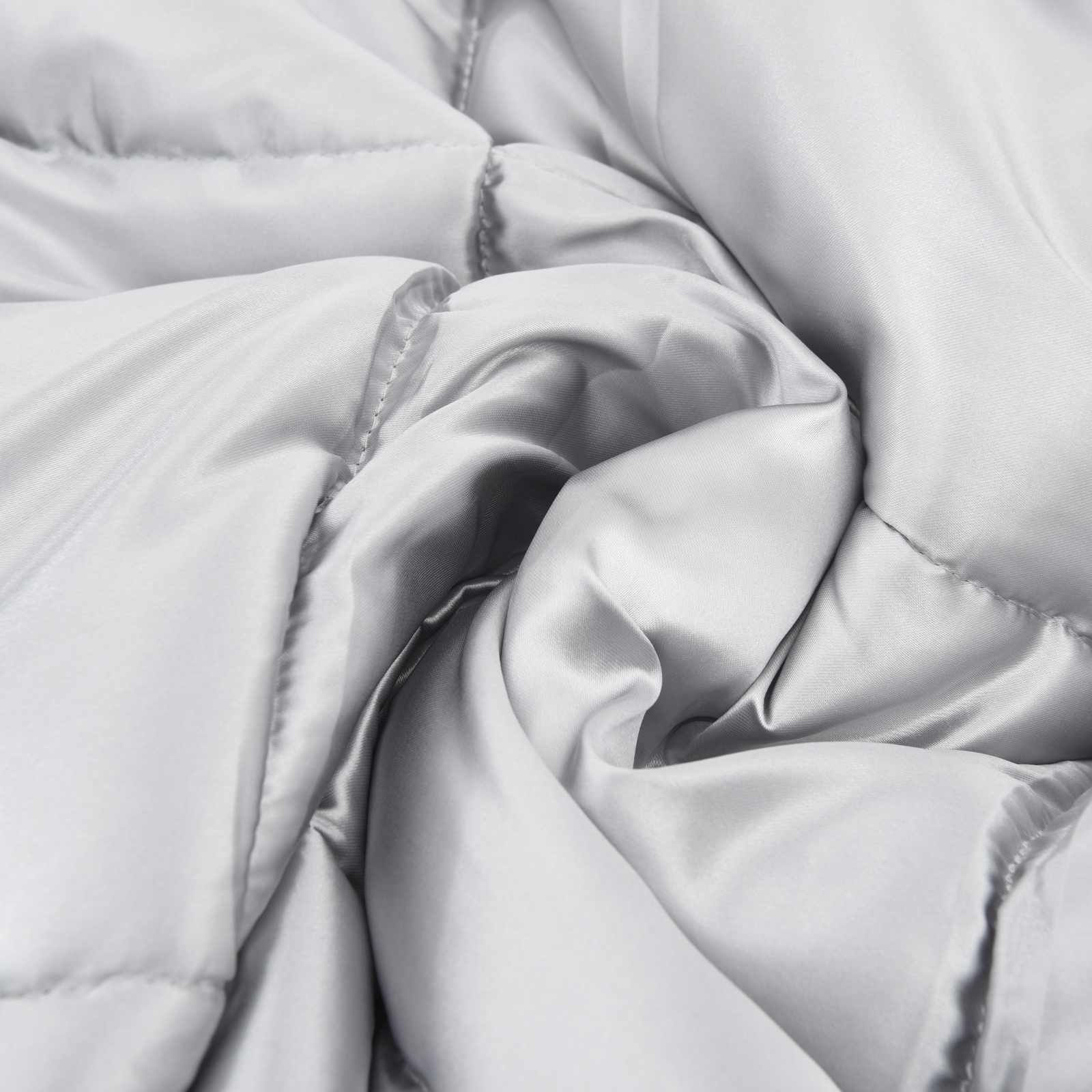 Piumone Estivo Argento 220 x 240 cm Satin e Micropile