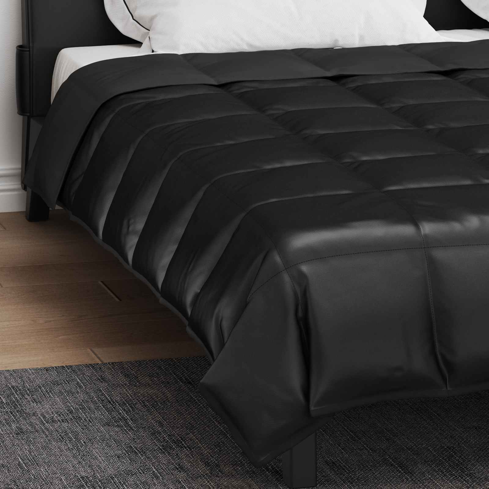 Piumone Completo Annuale 200 x 240 cm 300 gsm Nero