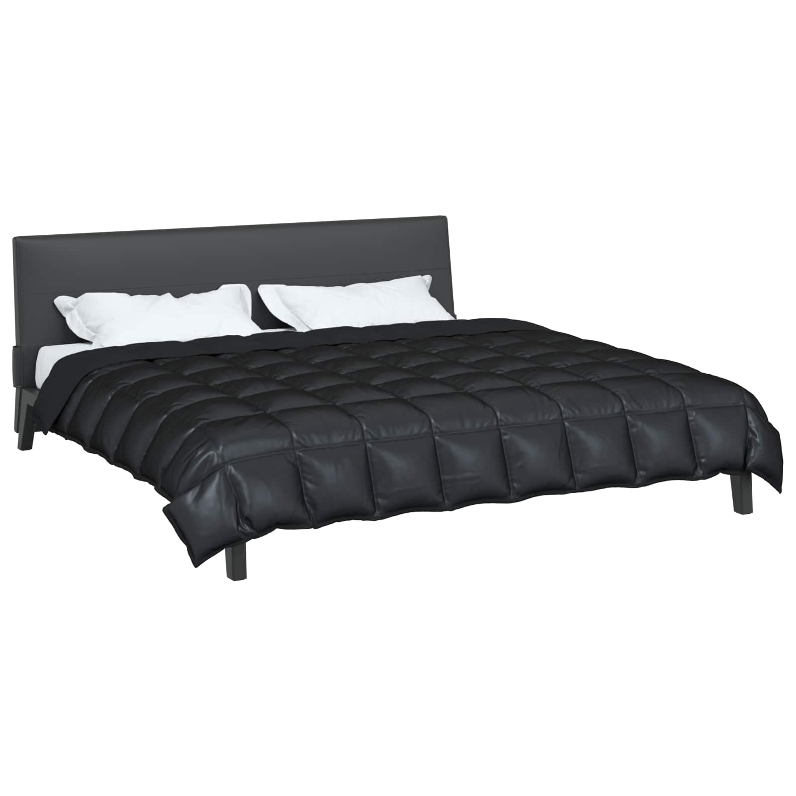 Piumone Invernale 200 x 220 cm 450 gsm Nero