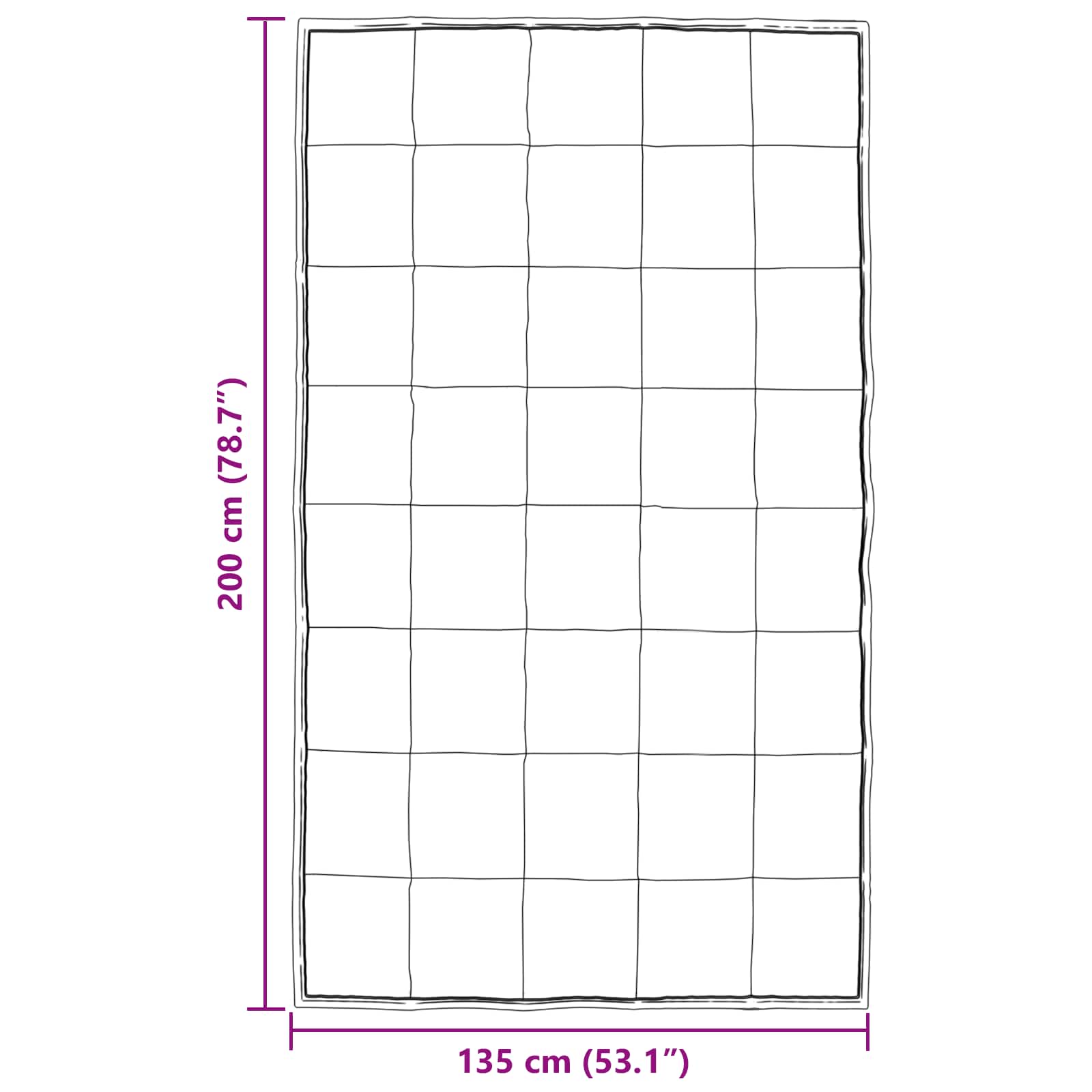 Piumone Invernale 135 x 200 cm 450 gsm Argento