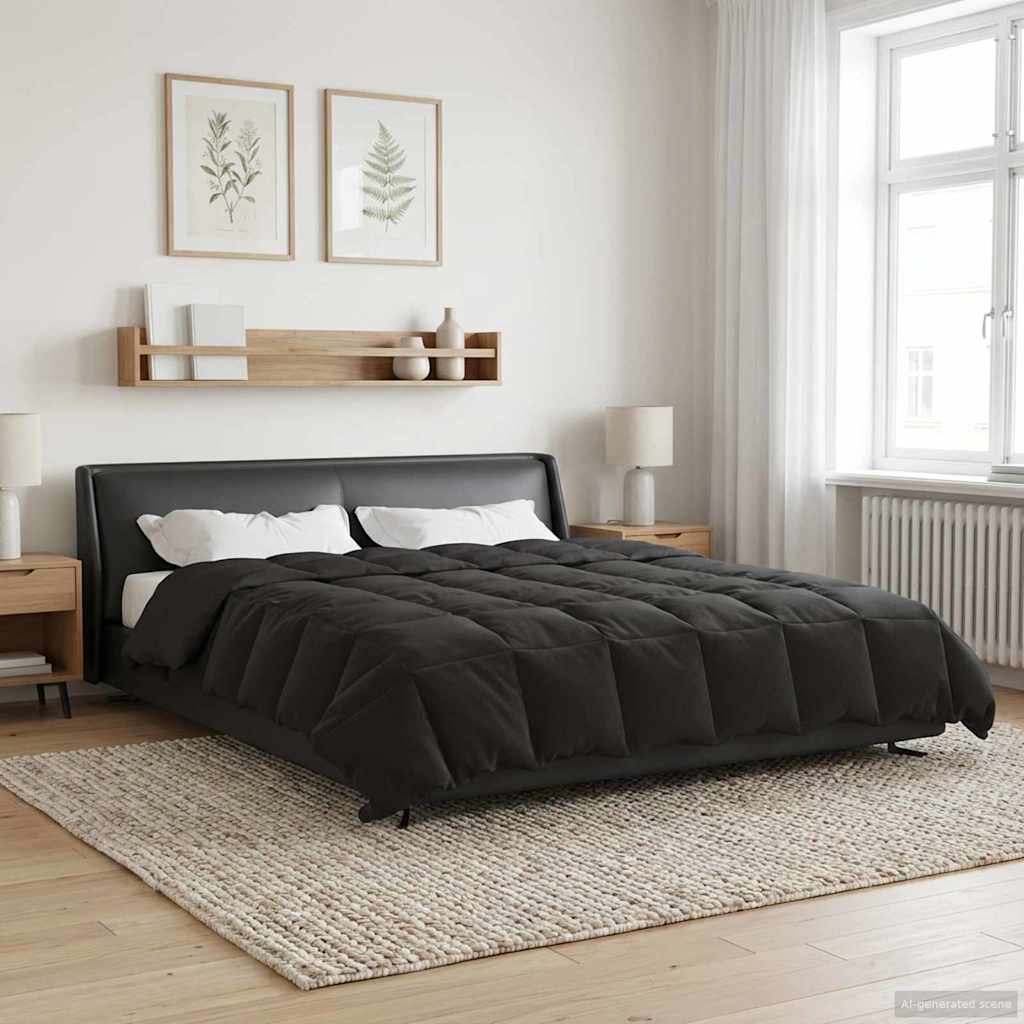 Piumone Completo Annuale 200 x 200 cm 4 stagioni Antracite