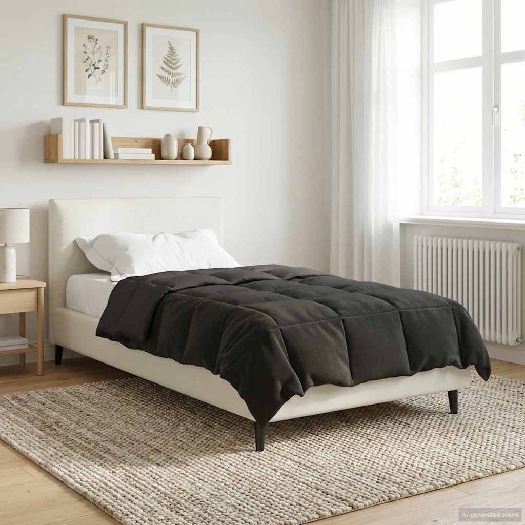 Piumone Completo Annuale 155 x 220 cm 4 stagioni Antracite