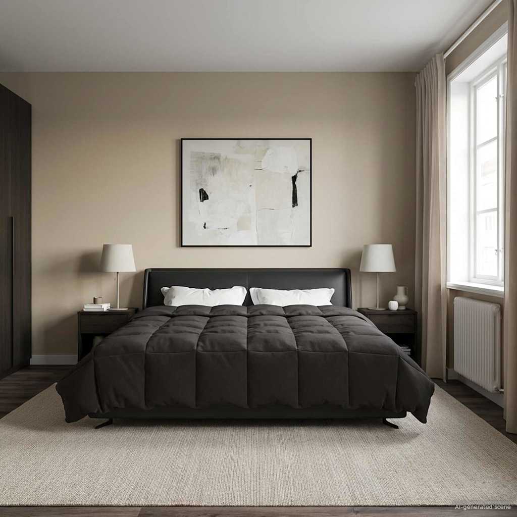 Piumone Completo Annuale 260 x 220 cm 4 stagioni Antracite
