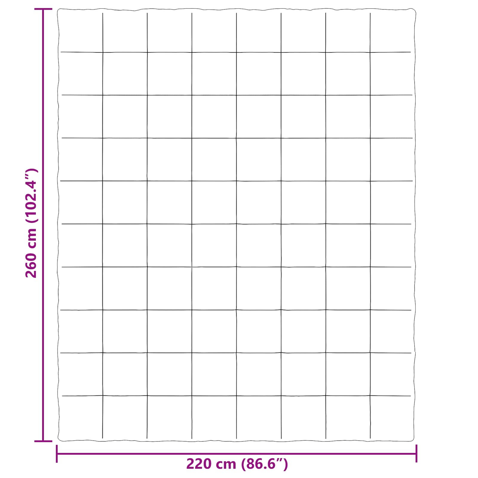 Piumone Completo Annuale 260 x 220 cm 4 stagioni Antracite
