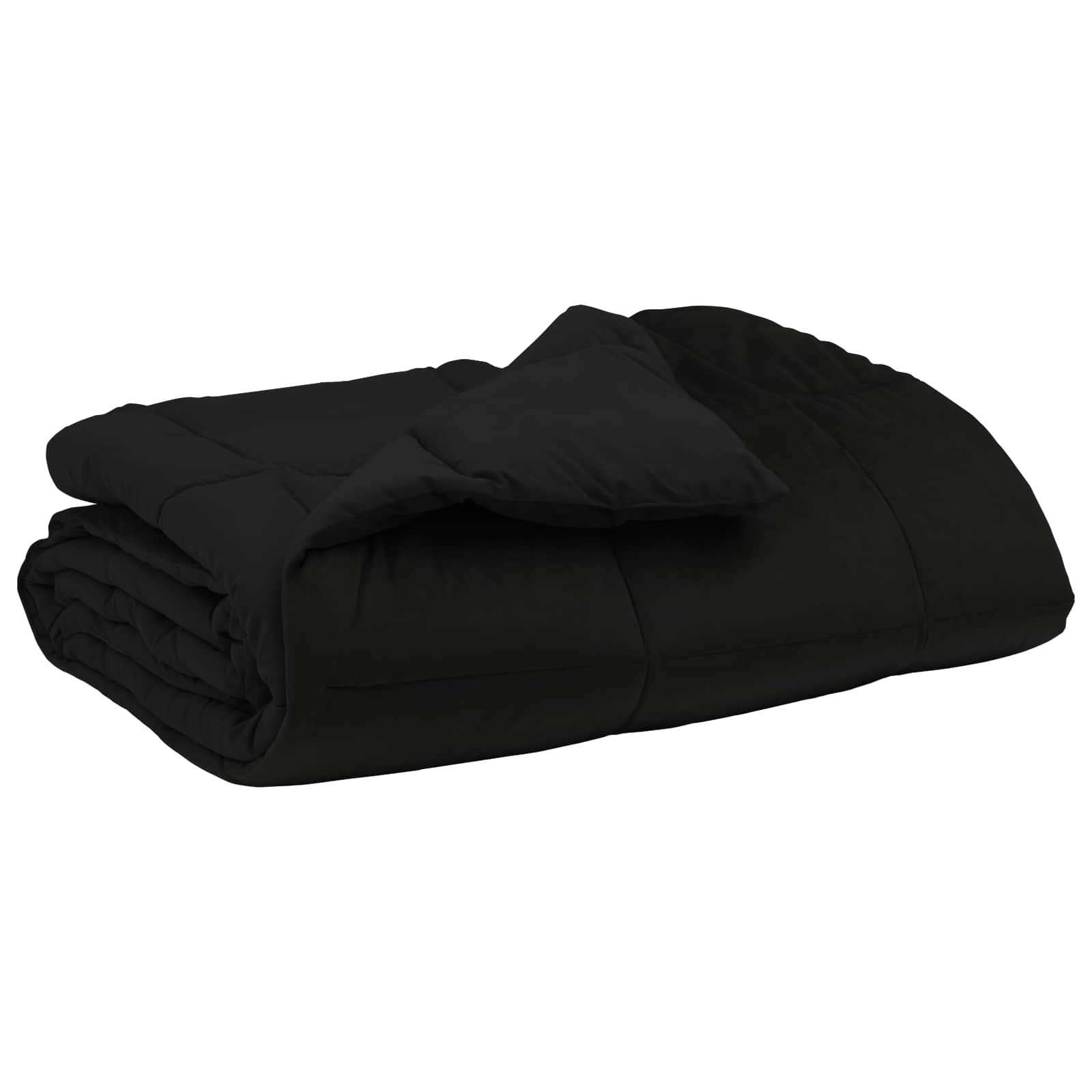 Piumone Completo Annuale 140 x 220 cm 4 stagioni Nero