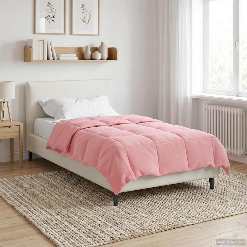 Piumone Completo Annuale 140 x 200 cm 4 stagioni Rosa