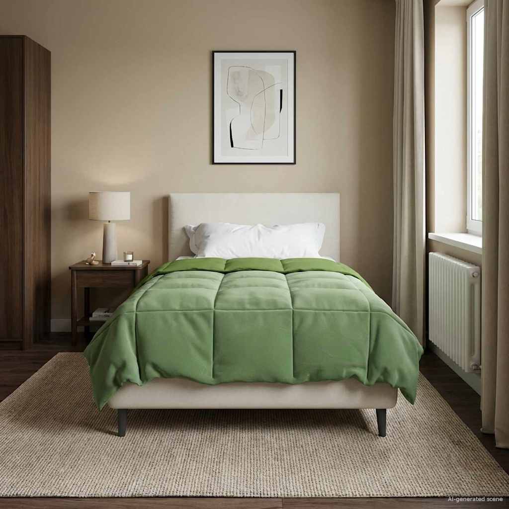 Piumone Completo Annuale 140 x 220 cm 4 stagioni Verde