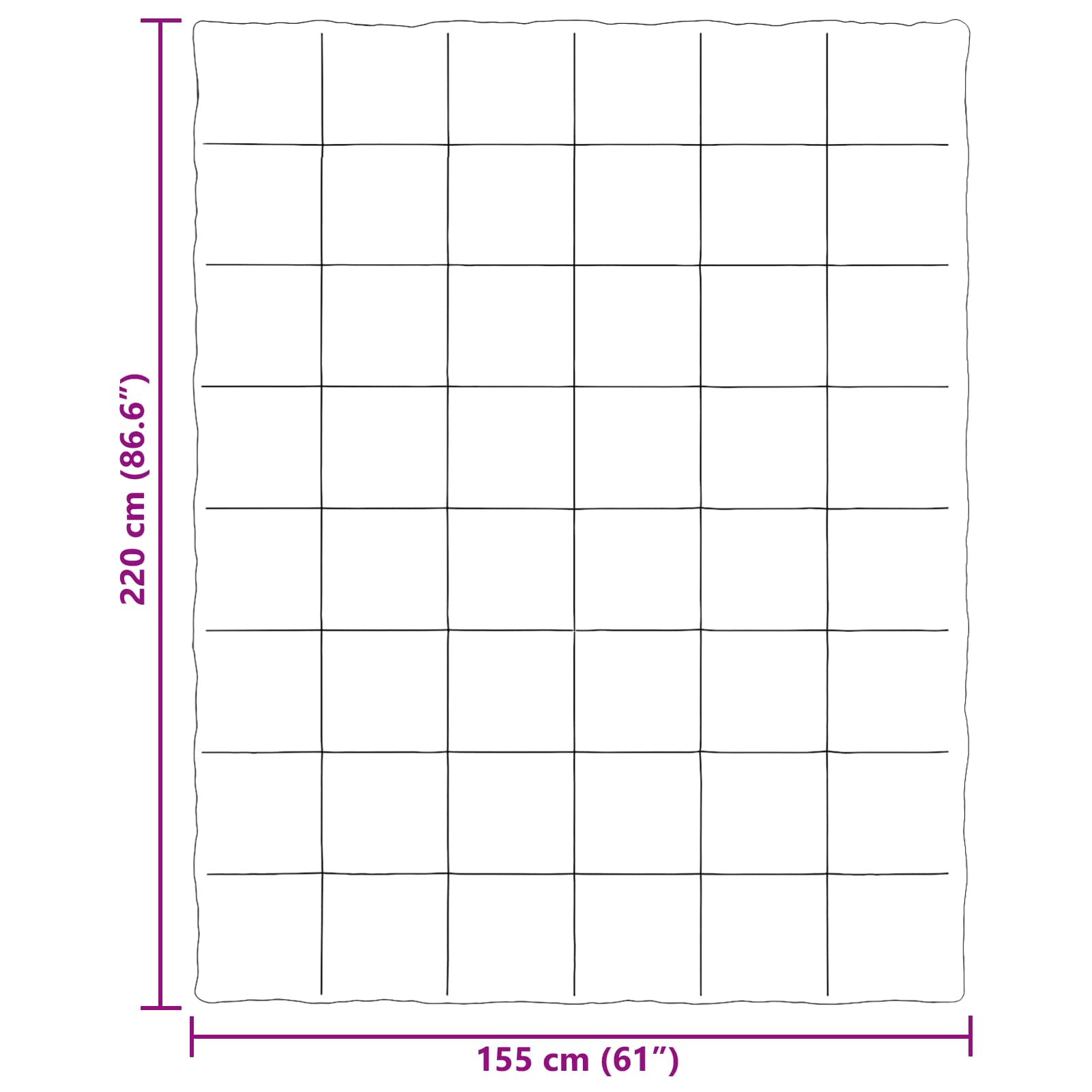 Piumone Invernale 155 x 220 cm Inverno Grigio chiaro Traspirante