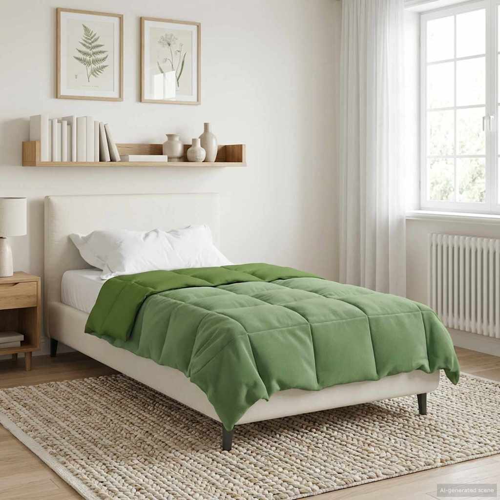 Piumone Invernale 140 x 200 cm Inverno Verde Traspirante