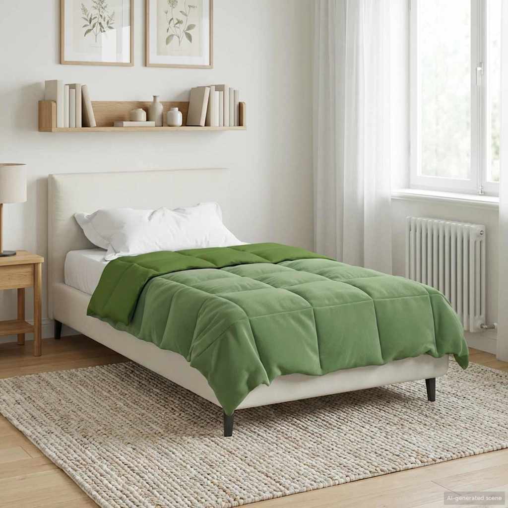 Piumone Invernale 140 x 220 cm Inverno Verde Traspirante