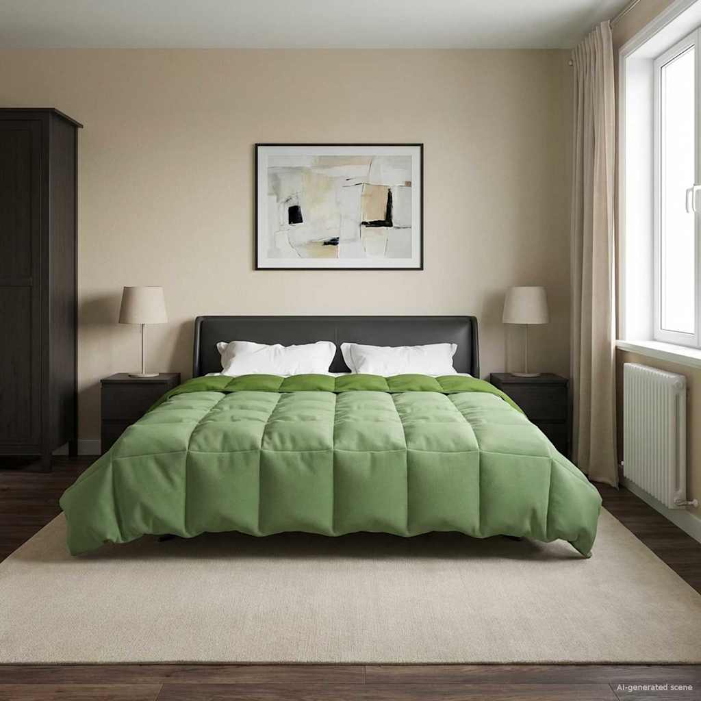 Piumone Invernale 200 x 220 cm Inverno Verde Traspirante